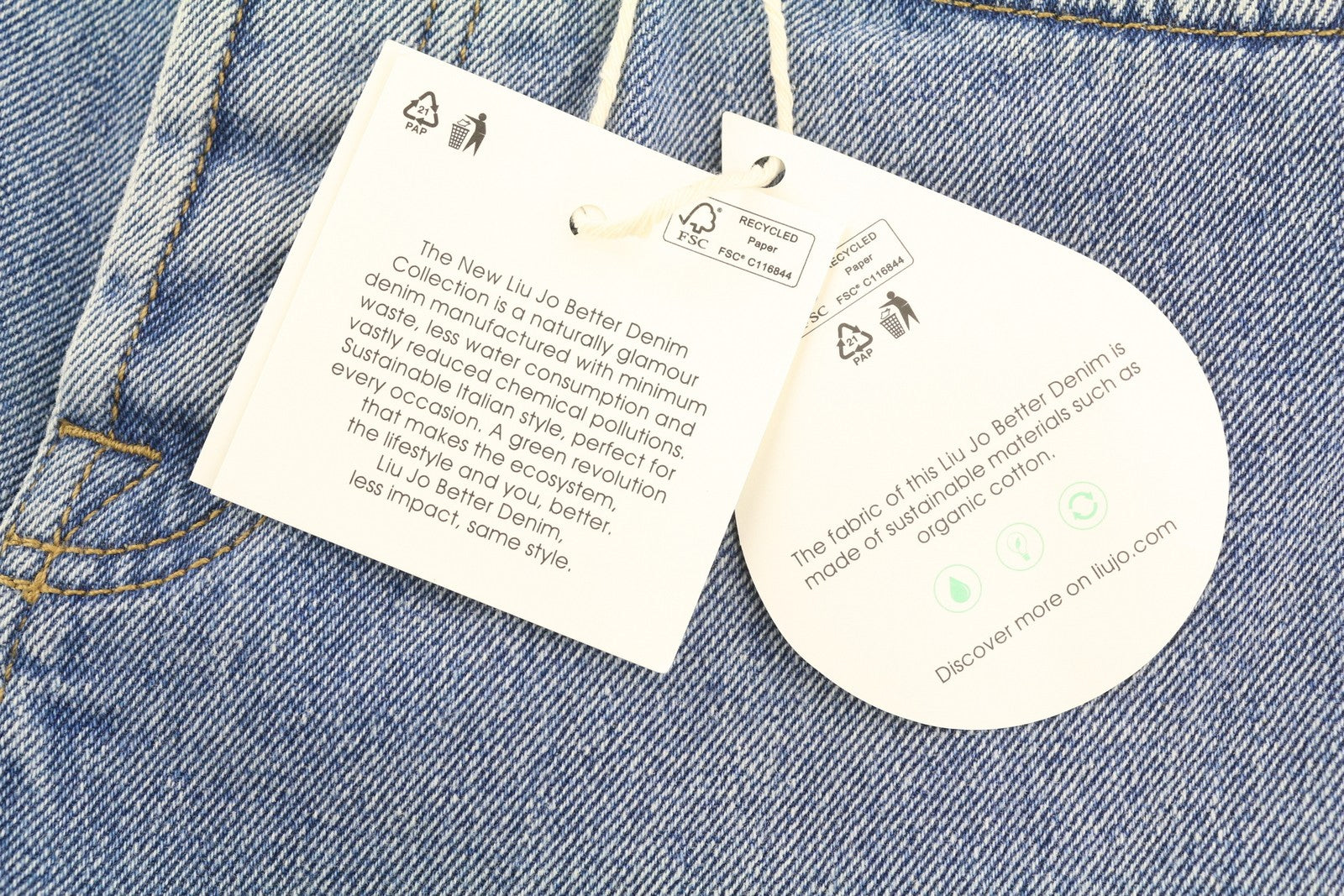 LIU JO New Mom Womens Jeans W28 Slim  Embroidered High Waist Button Fly Blue