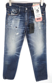 DIESEL D-Rifty 092I Women's Jeans W25/L30 Slim Fit Aged Look Low Waist Denim