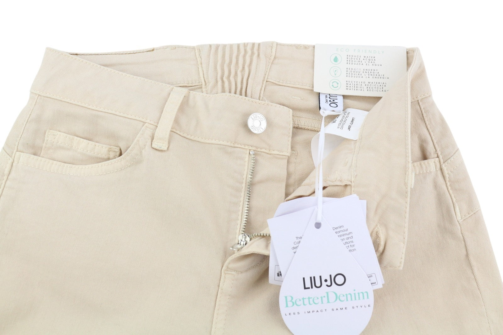 LIU JO Monroe Womens Jeans W28/L28 Bottom Up Slim  Ankle Length Light