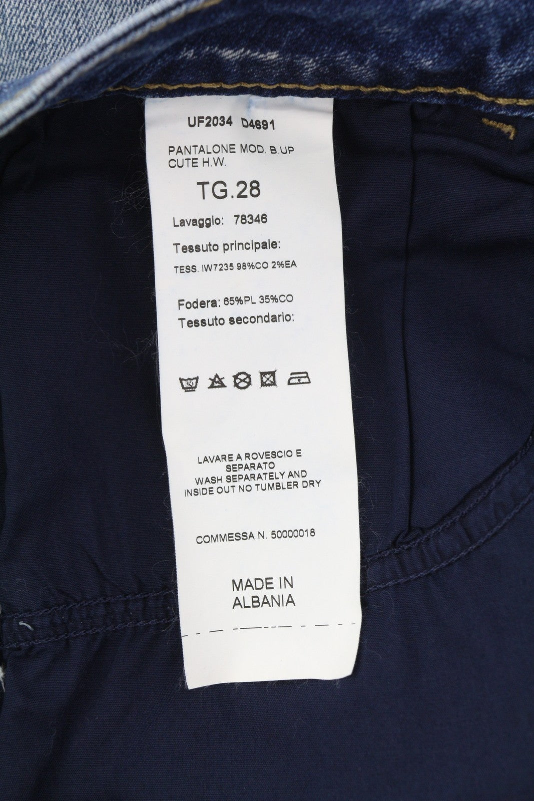 LIU JO Cute Womens Jeans W28 Ripped Distress Rhinestone Ankle Washed Blue