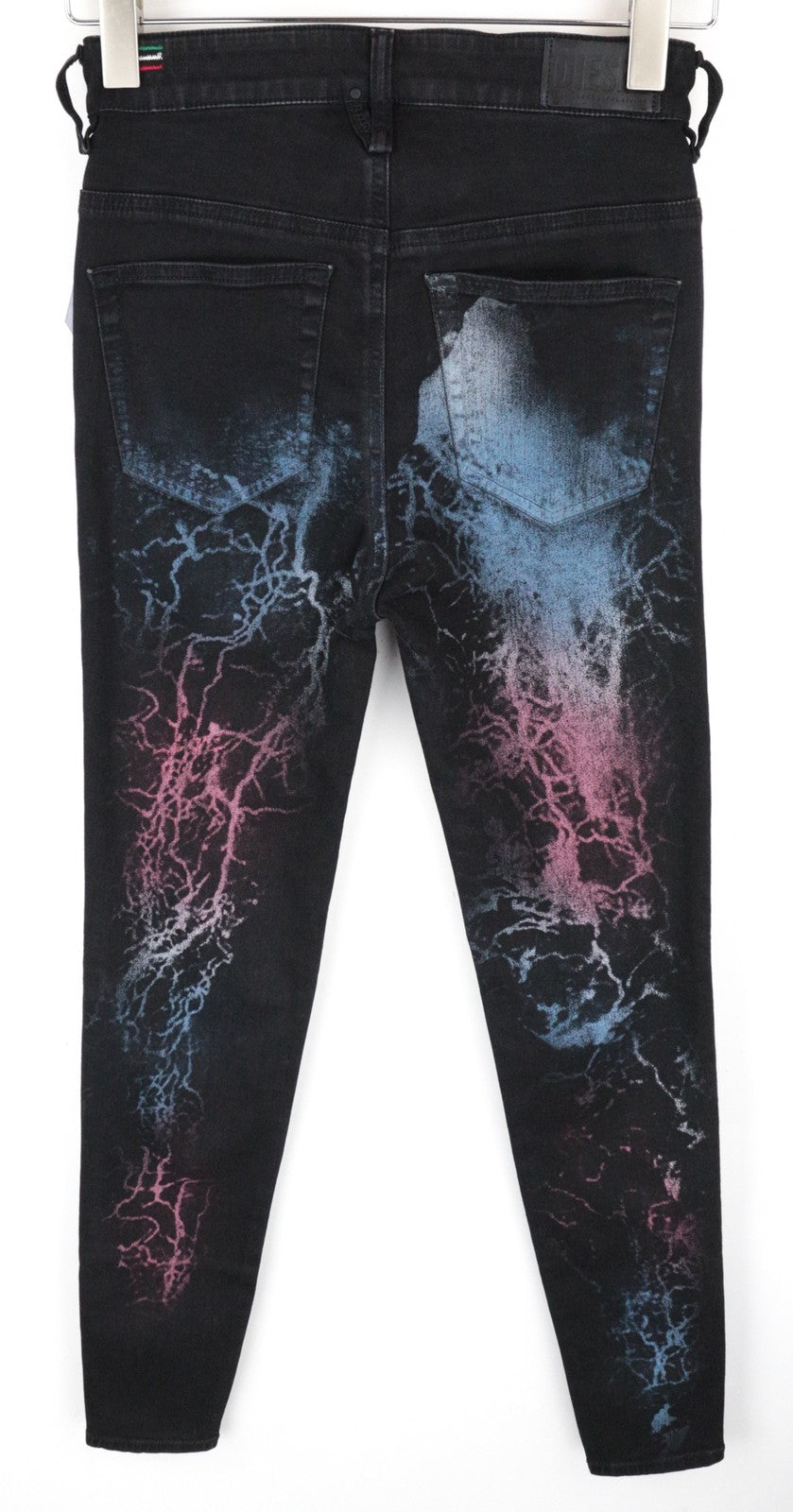 DIESEL Slandy-High-SX 069IY Women's Jeans W26/L32 Zip-Fly Super Skinny Fit Denim