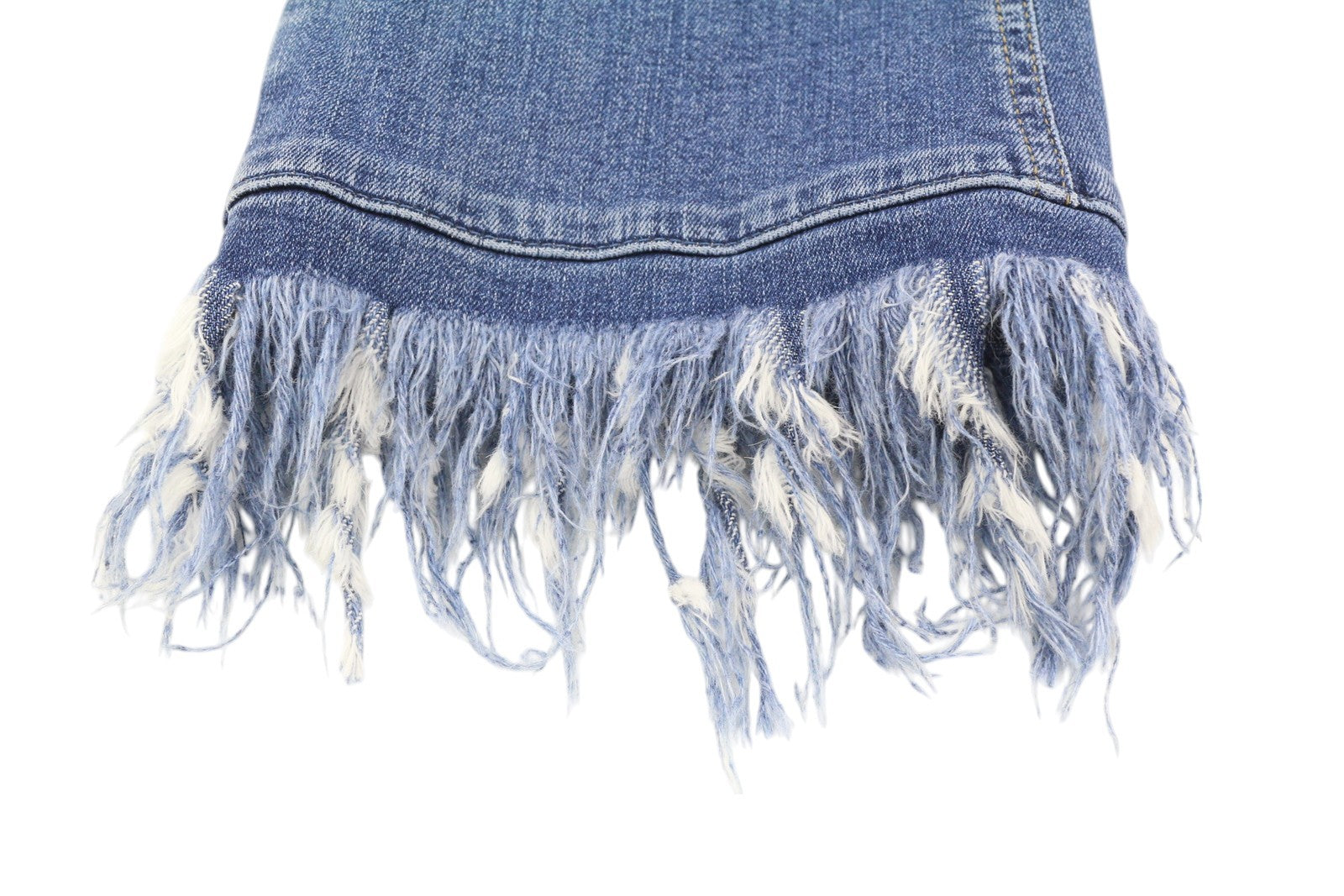 LIU JO Fly Womens Jeans W28  Blue Distress Ripped Ankle Length Washed Zip