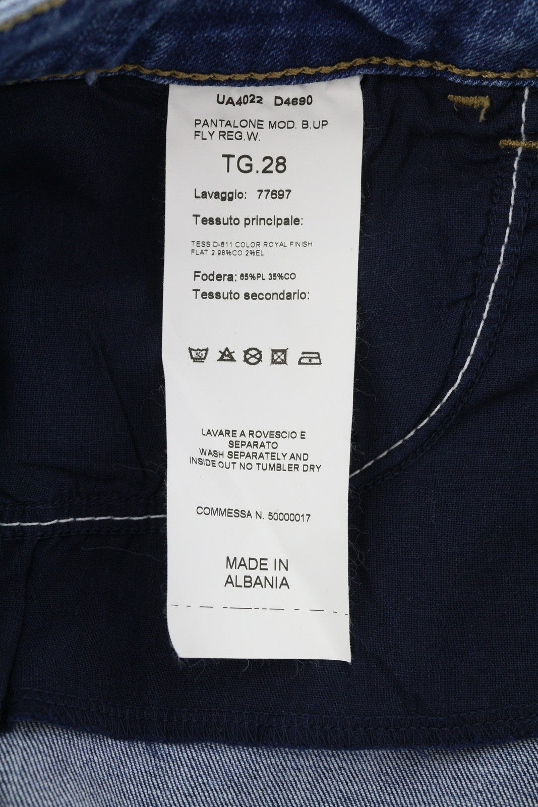 LIU JO Fly Womens Jeans W28  Blue Distress Ripped Ankle Length Washed Zip