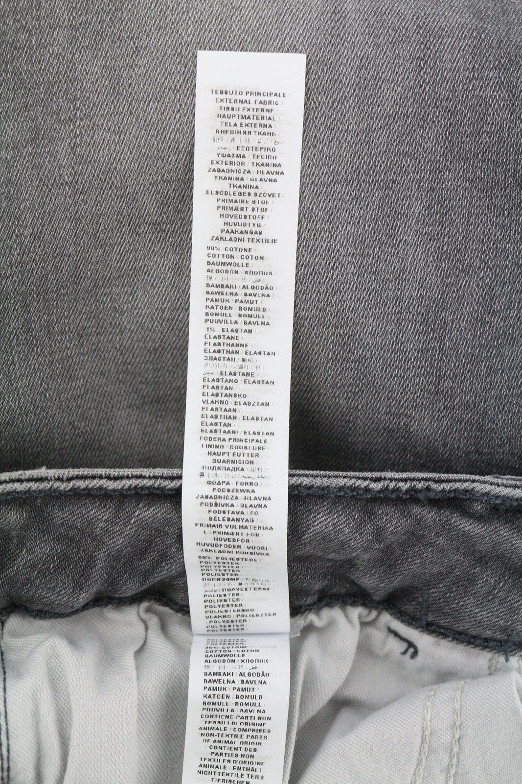 LIU JO Womens Jeans W28  Grey Washed Skinny  Ankle Length High Waist