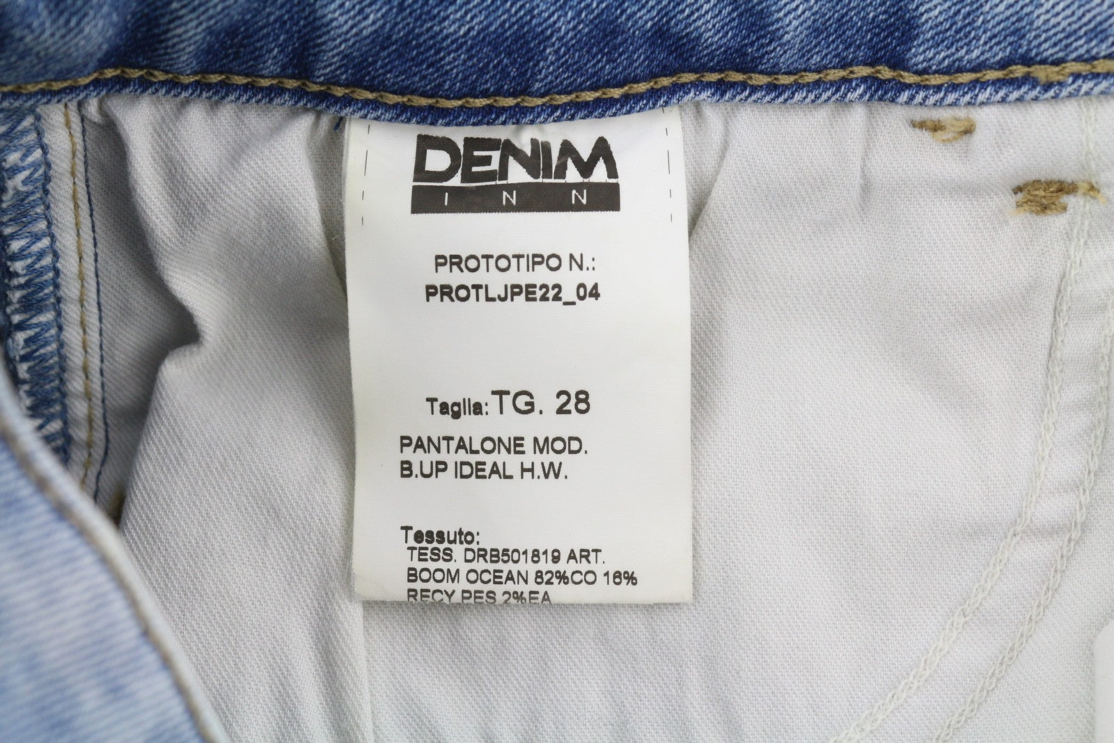 LIU JO Ideal Womens Jeans W28 Skinny Stretch Ripped Distress Washed Blue