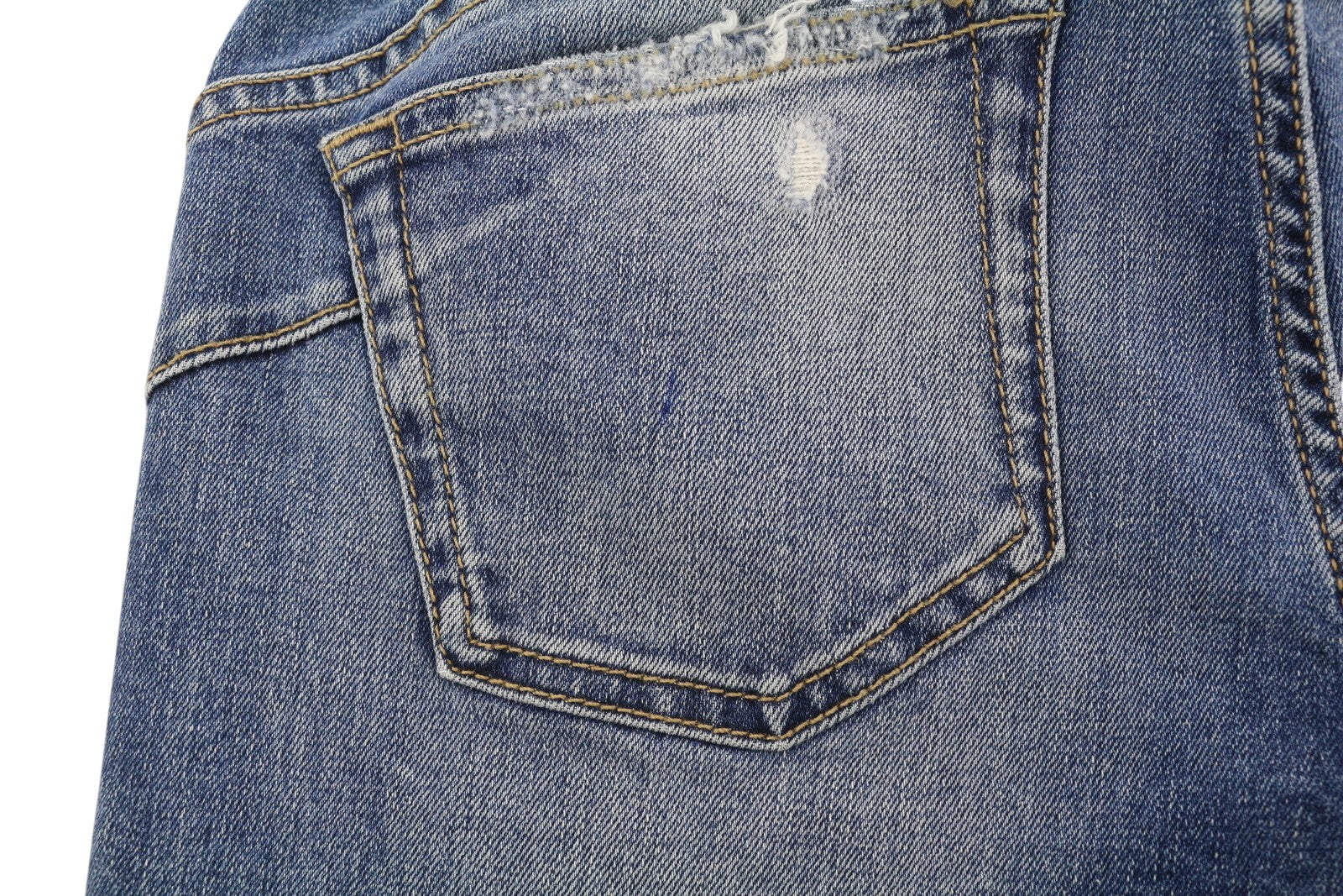 LIU JO Ideal Womens Jeans W28 Skinny Stretch Rhinestone Distress Washed Blue