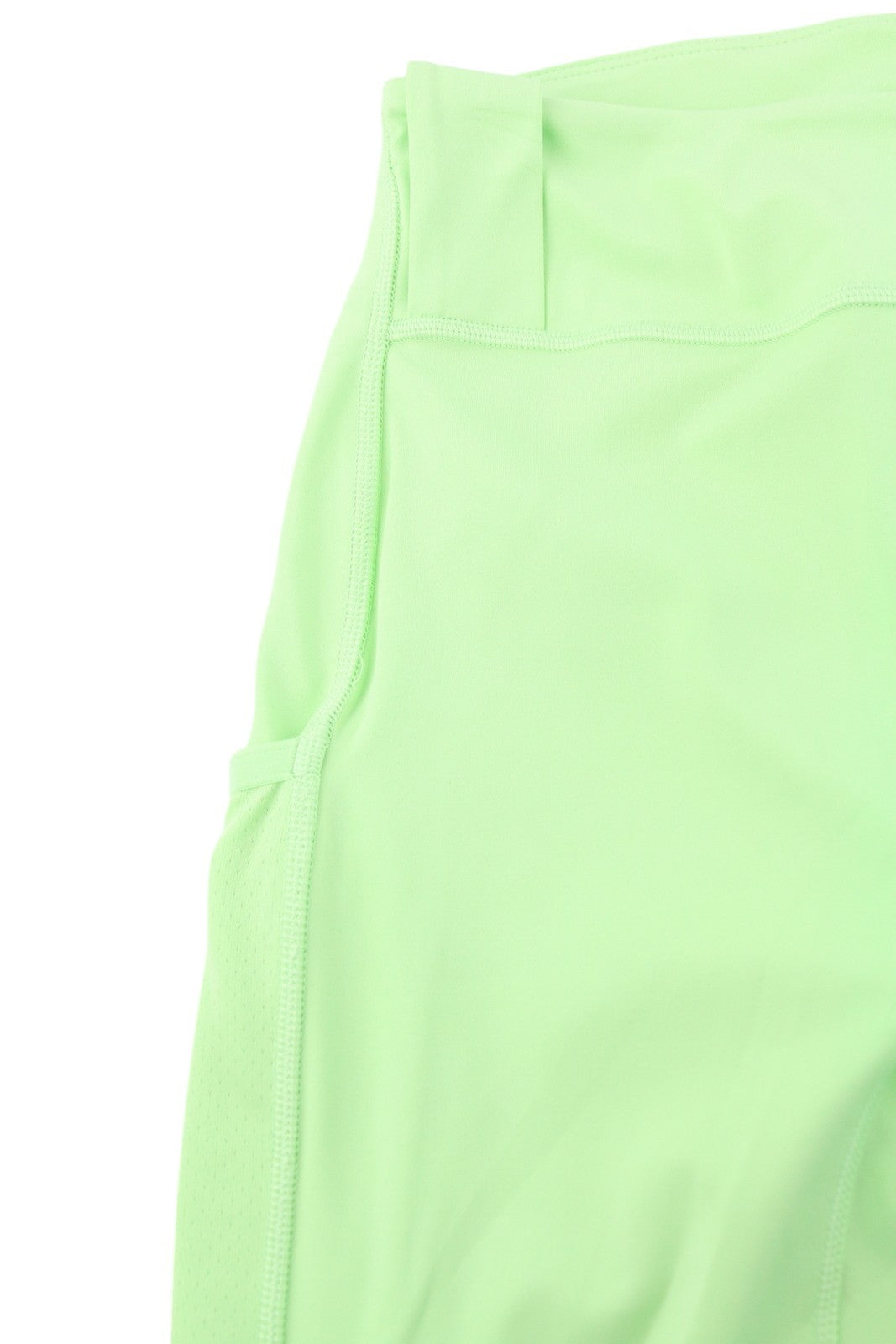 GYMSHARK B2A8N moteriškos tamprės XS, ryškiai žalios, aukštu juosmeniu, su kišenėmis, sportinės 