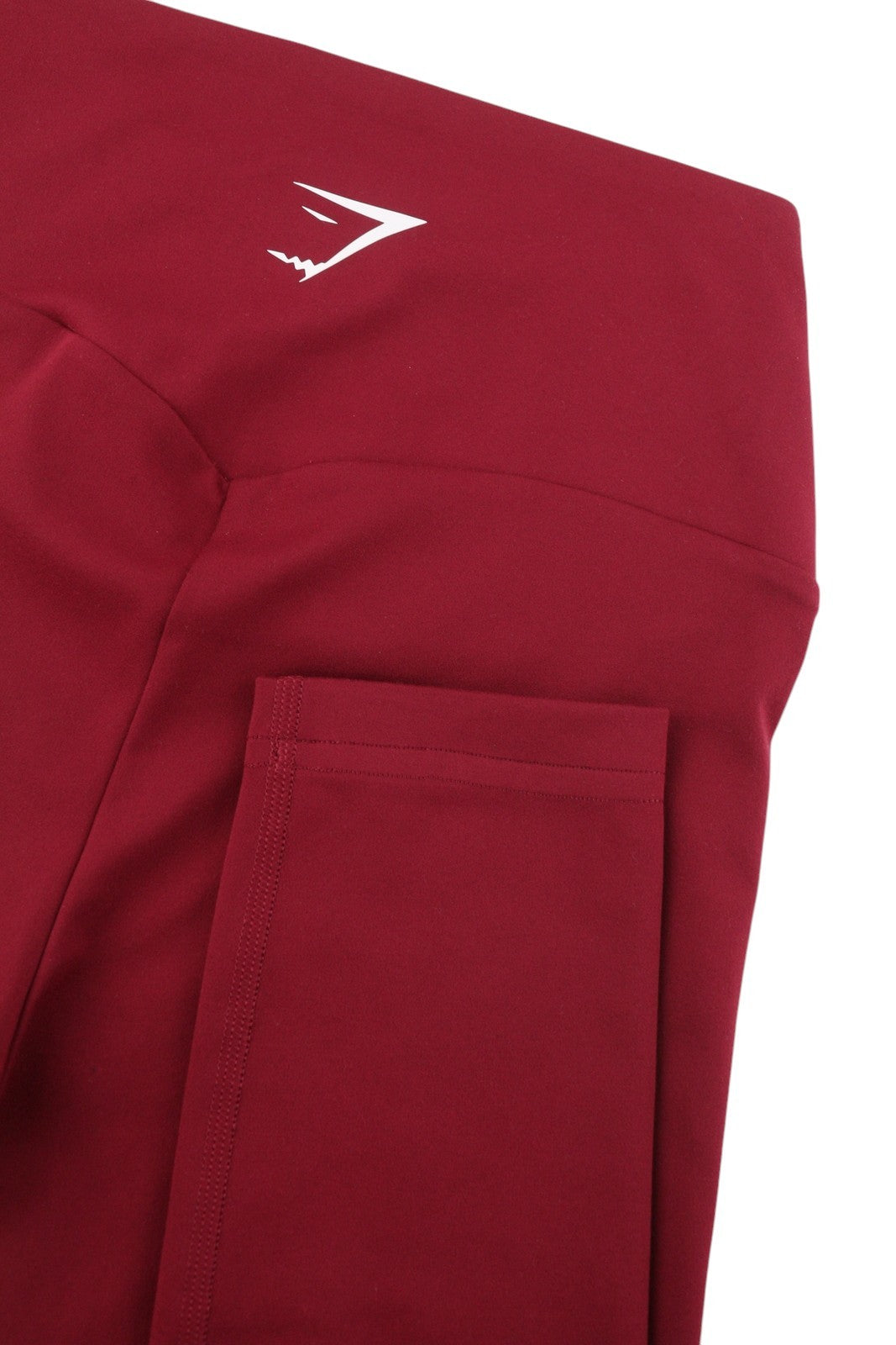 GYMSHARK B1A1T moteriškos tamprės XS, raudonos, aukštu juosmeniu, priglundančios, tamprios sportinės kelnės 