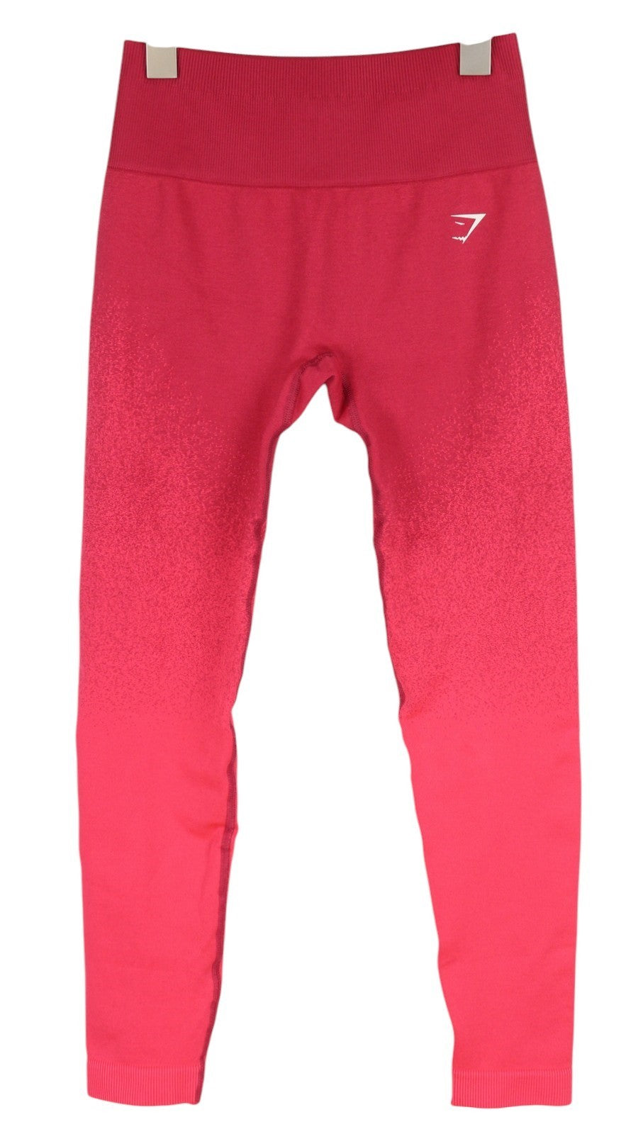 GYMSHARK Adapt moteriškos tamprės XS dydžio rožinės spalvos Ombre stiliaus besiūlės sportinės tamprios kelnės su aukštu juosmeniu 