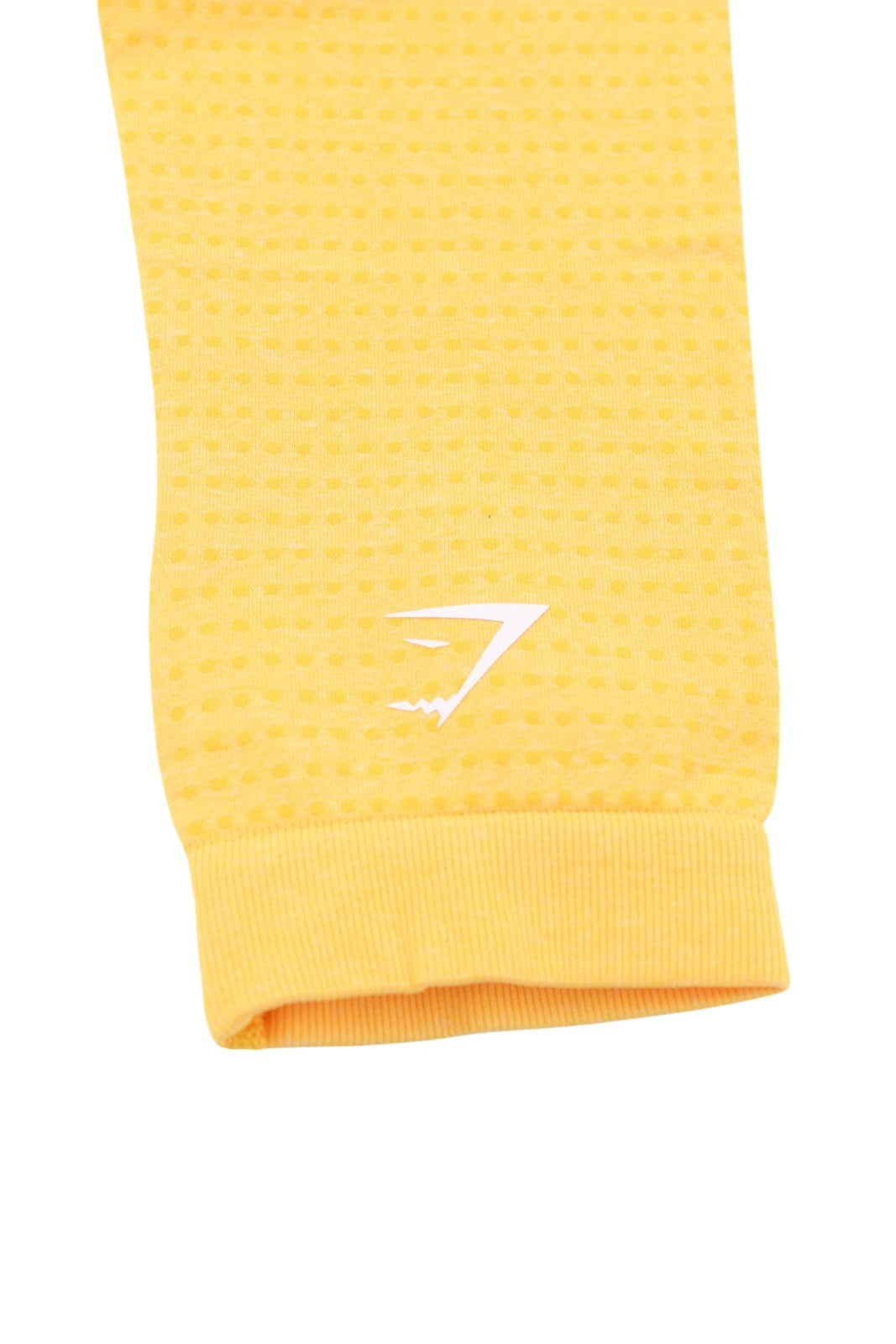 GYMSHARK Vital moteriškos tamprės XS dydžio, besiūlės, aukštu juosmeniu, priglundančios, tamprios, geltonos 