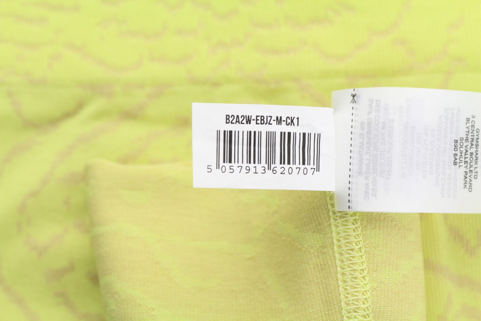 GYMSHARK Adapt moteriškos tamprės M gyvūnų formos besiūlės aukštu juosmeniu tamprios geltonos 