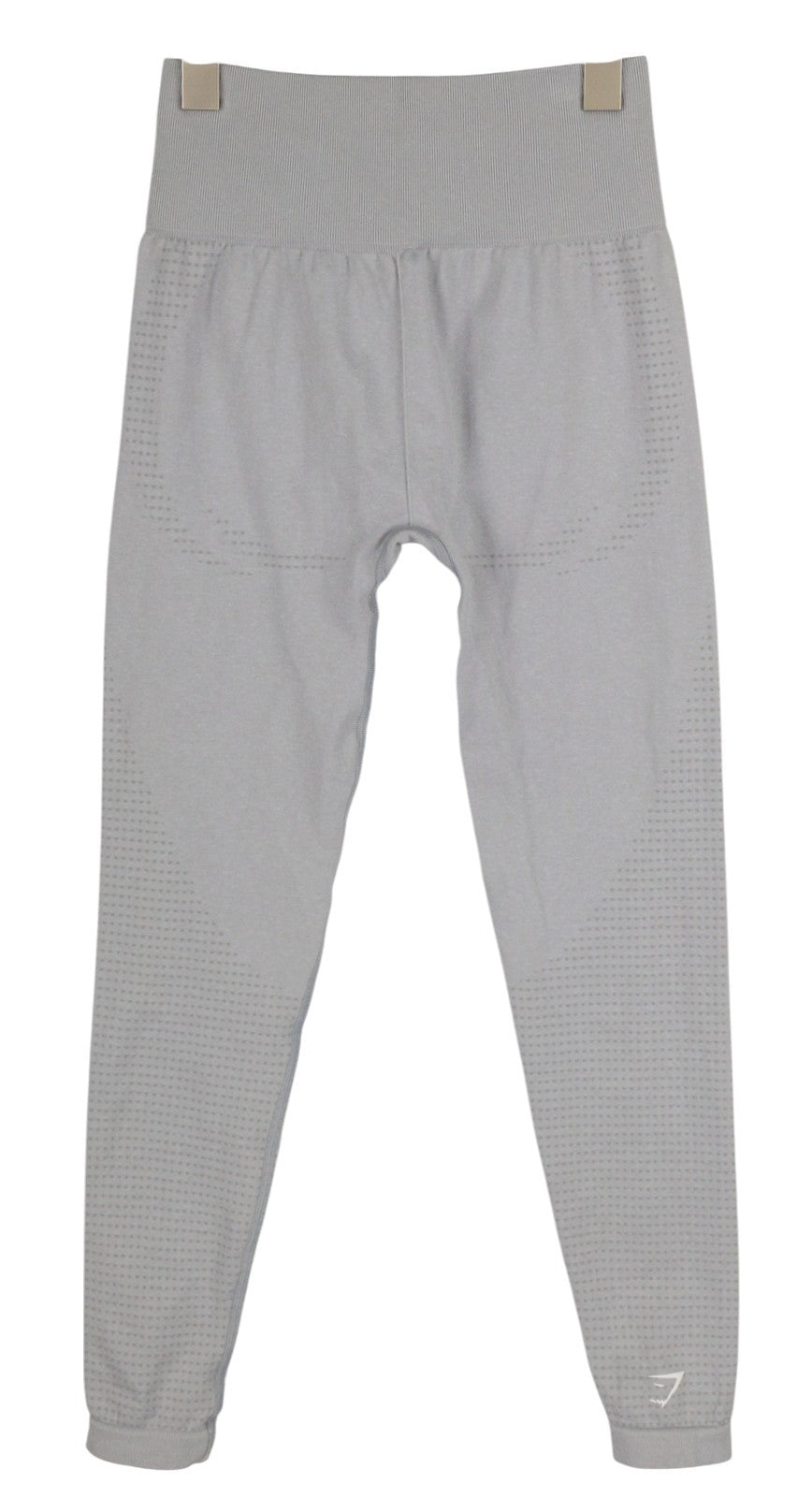 GYMSHARK Vital moteriškos tamprės S dydžio, besiūlės, aukštu juosmeniu, priglundančios, tamprios, pilkos spalvos