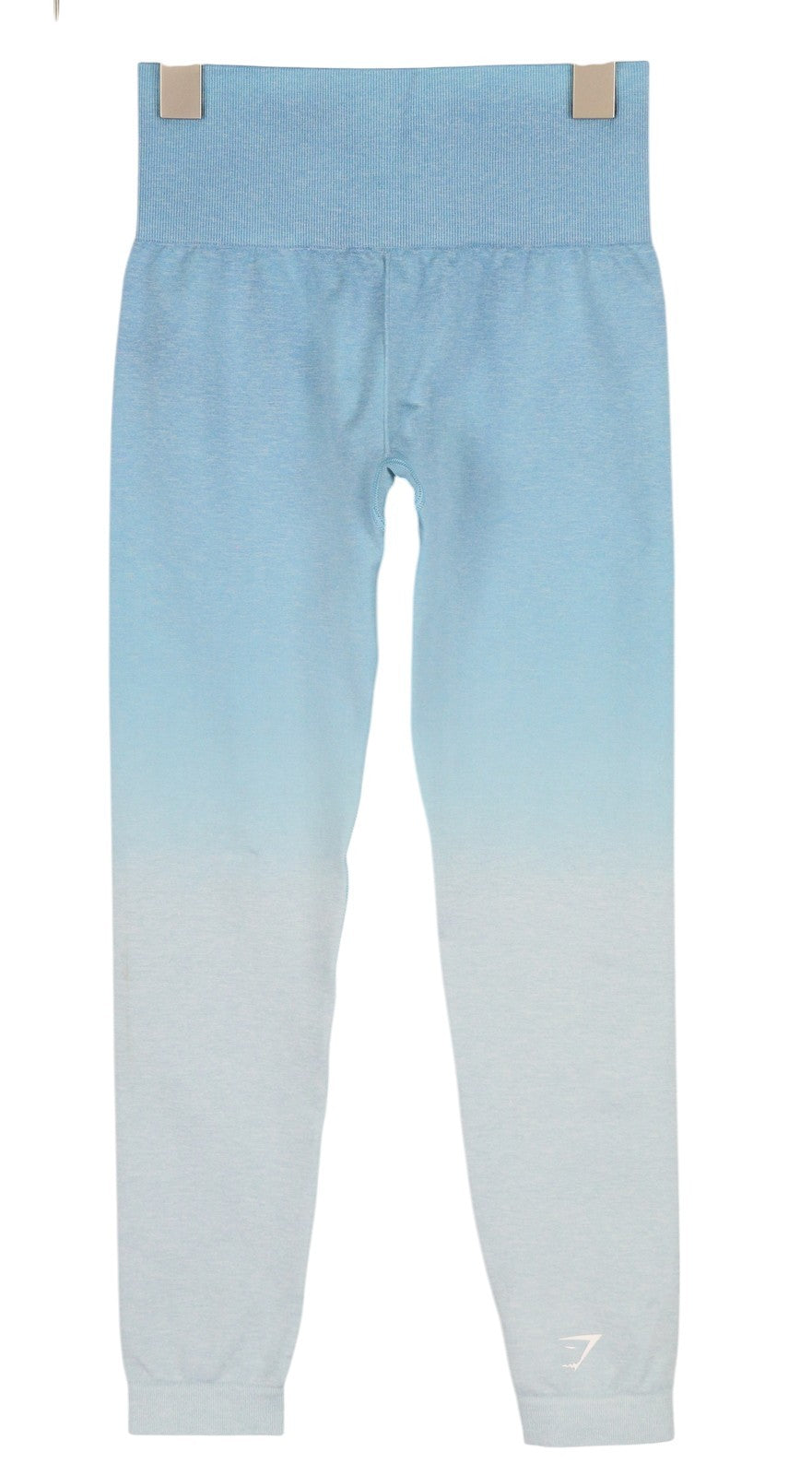 GYMSHARK Adapt moteriškos tamprės XS mėlynos Ombre besiūlės tamprios aukštu juosmeniu 