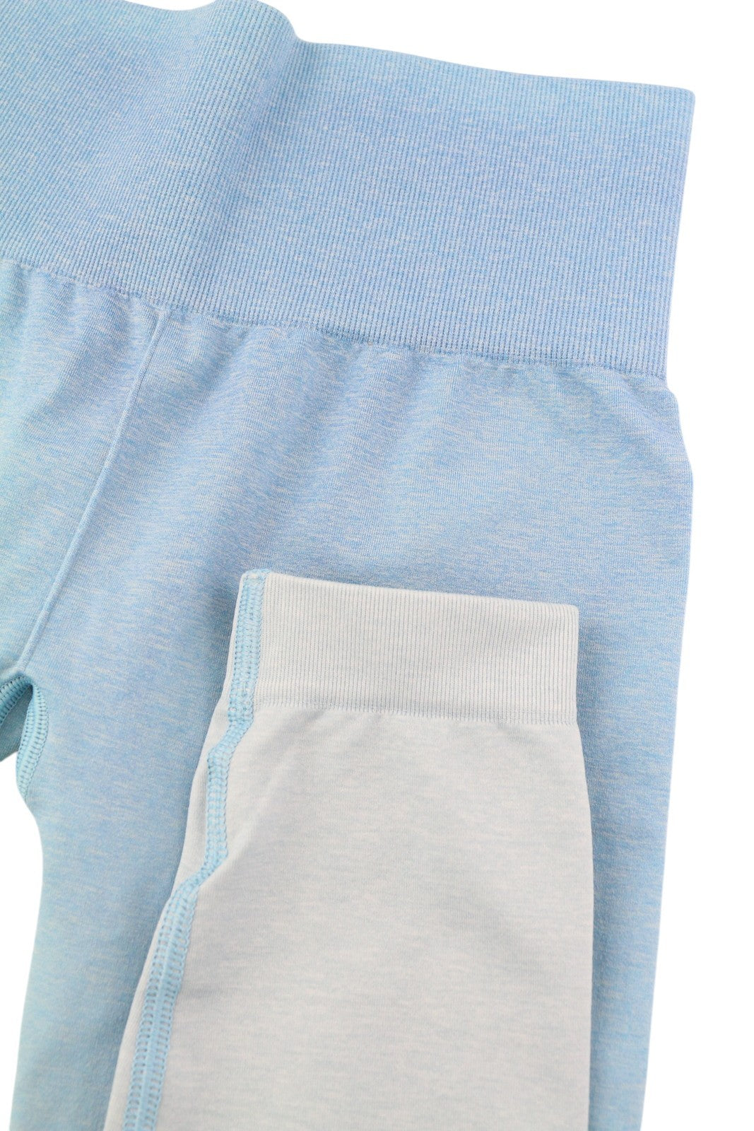 GYMSHARK Adapt moteriškos tamprės XS mėlynos Ombre besiūlės tamprios aukštu juosmeniu 