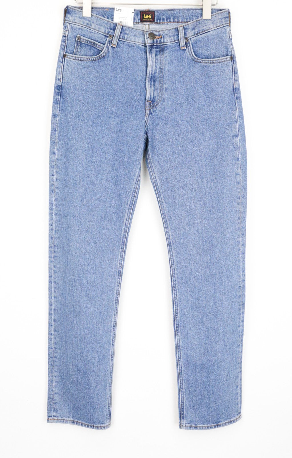 LEE West vyriški džinsai W30/L32 laisvalaikio kirpimo, 5 kišenių, mėlyni, tamprūs medvilniniai džinsai 