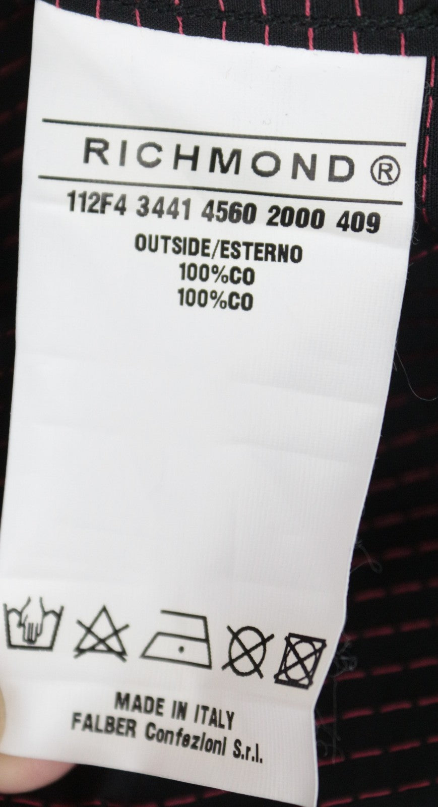 RICHMOND vyriški marškinėliai M/L dydžio, tamsiai mėlyni, grynos medvilnės taškeliais, ilgomis rankovėmis, su sagomis, elegantiški 