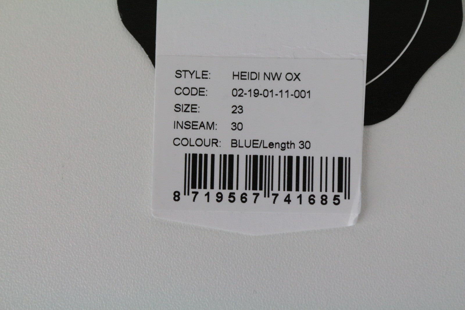 DENHAM Heidi Women's Jeans W23/L30 Straight Fit Blue Cotton Stretch Washed