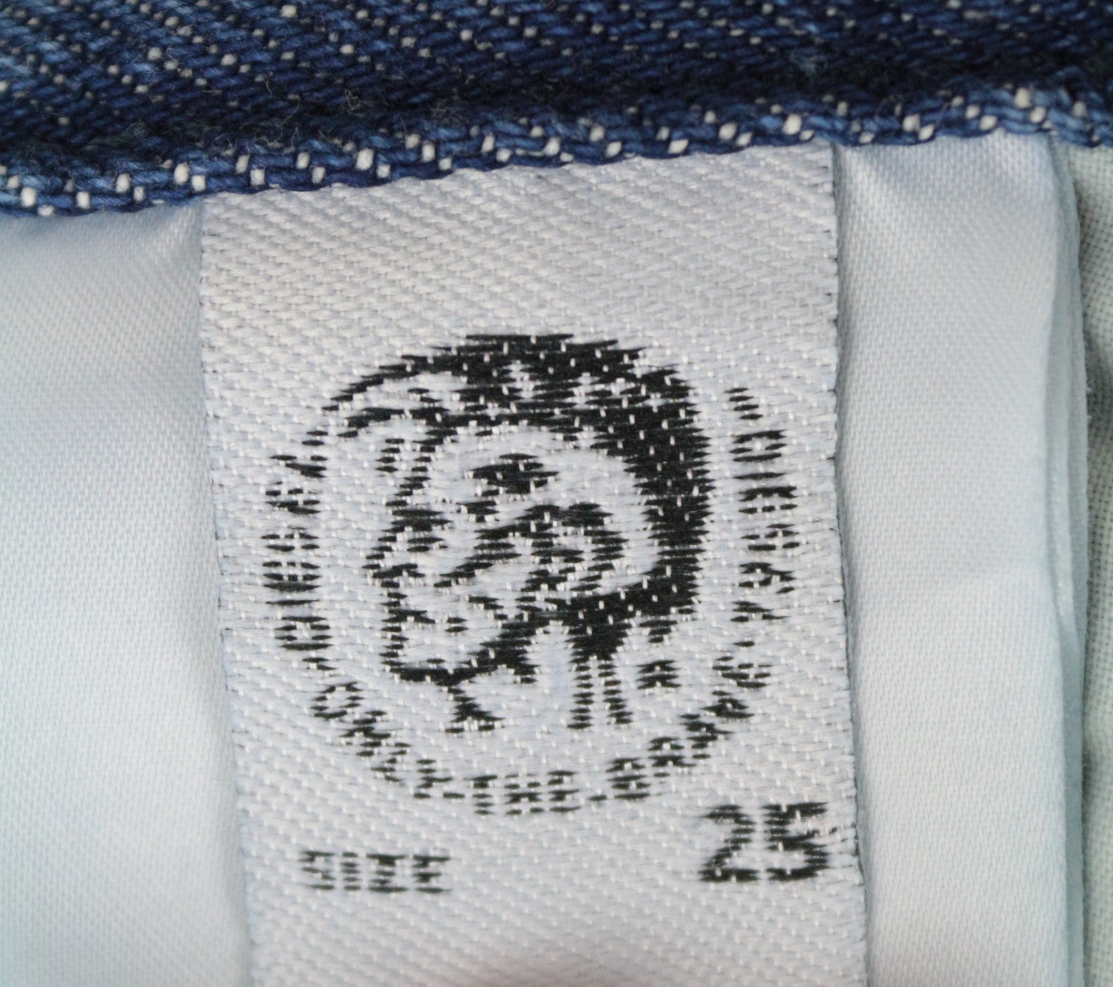 DIESEL Widee 080AN Women's Jeans W25/L32 Straight Blue High Waist Cotton Denim