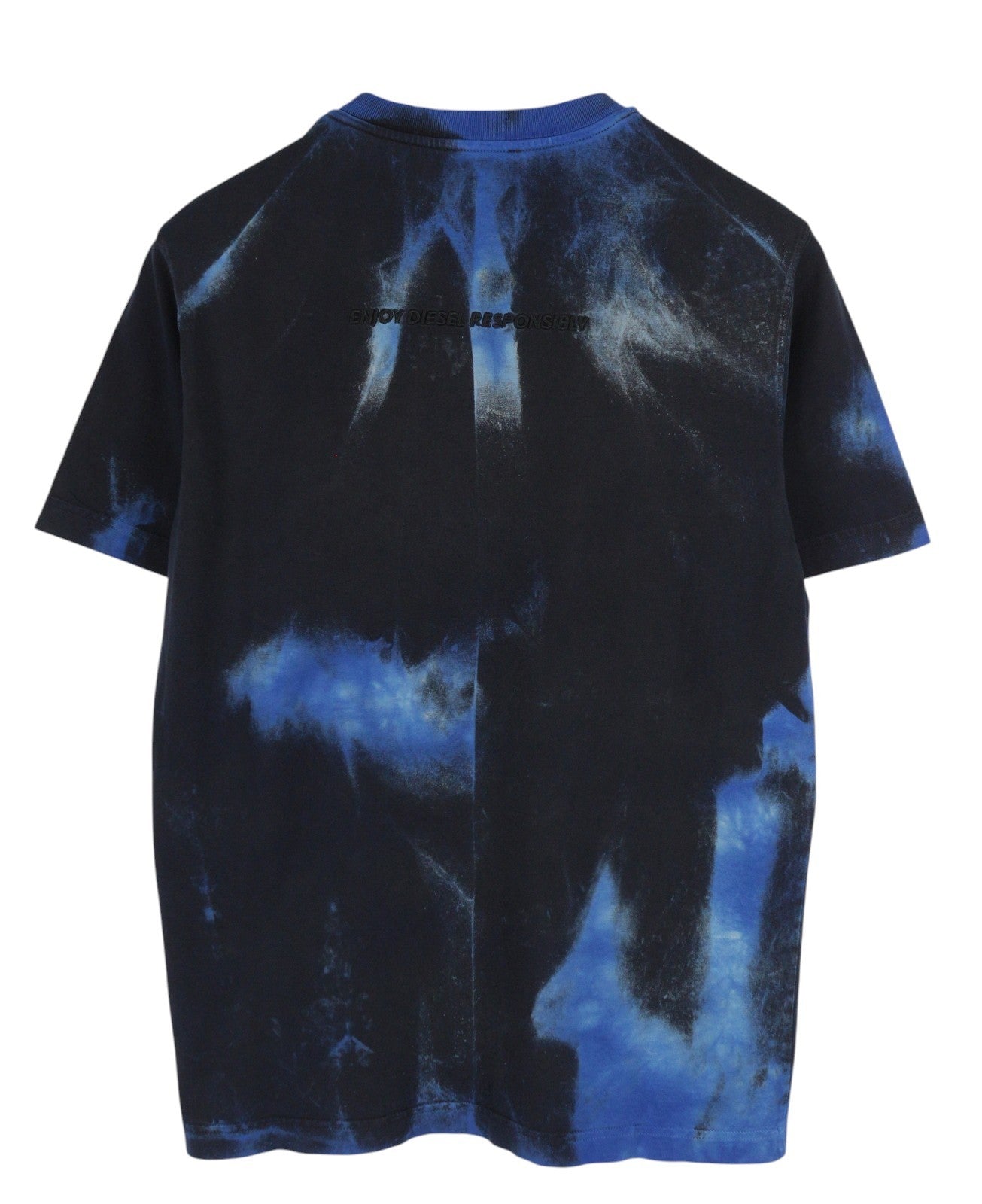 DIESEL T-Just-B84 Men T-Shirt S Black Tricot Stretch Crew Neck RRP€150