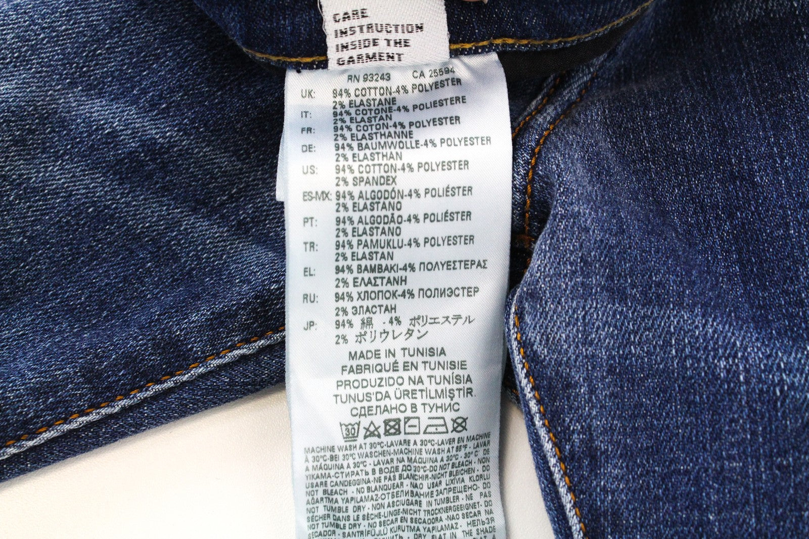 DIESEL D-Amny 086AN vyriški aptempti batai W29/L30, skalbtos mėlynos spalvos, tamprūs, dirbtinai sendinti 