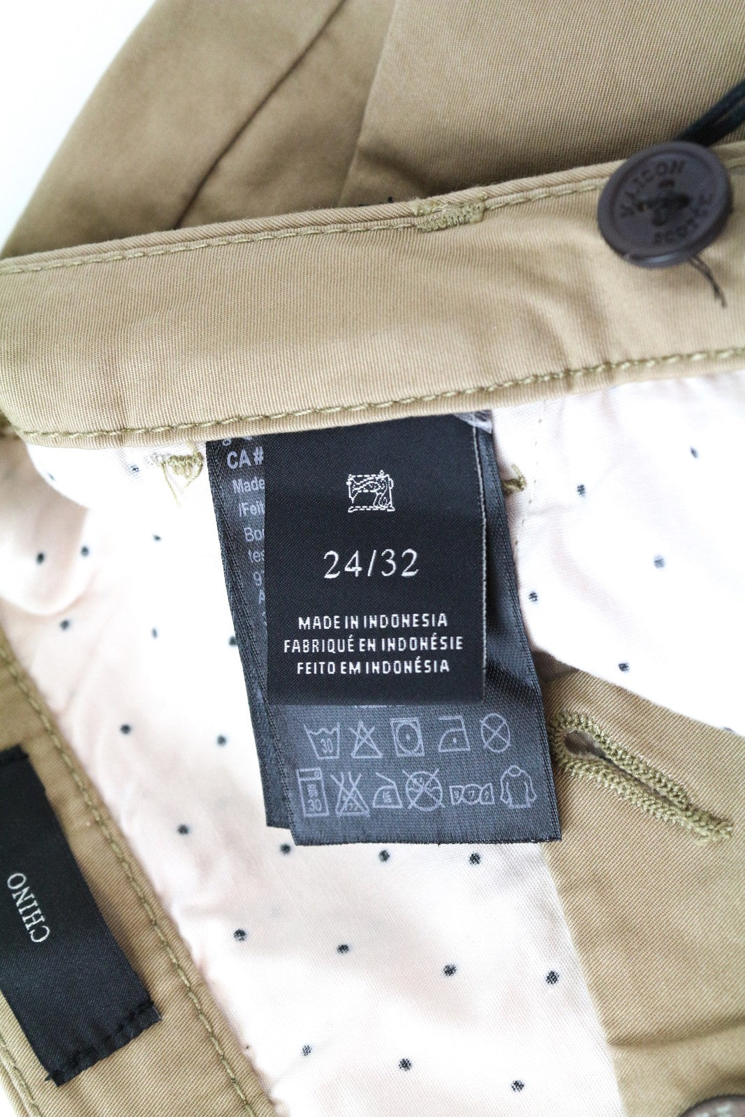 MAISON SCOTCH Slim Pants W24/L32 Brown Belted  Stretch  Womens