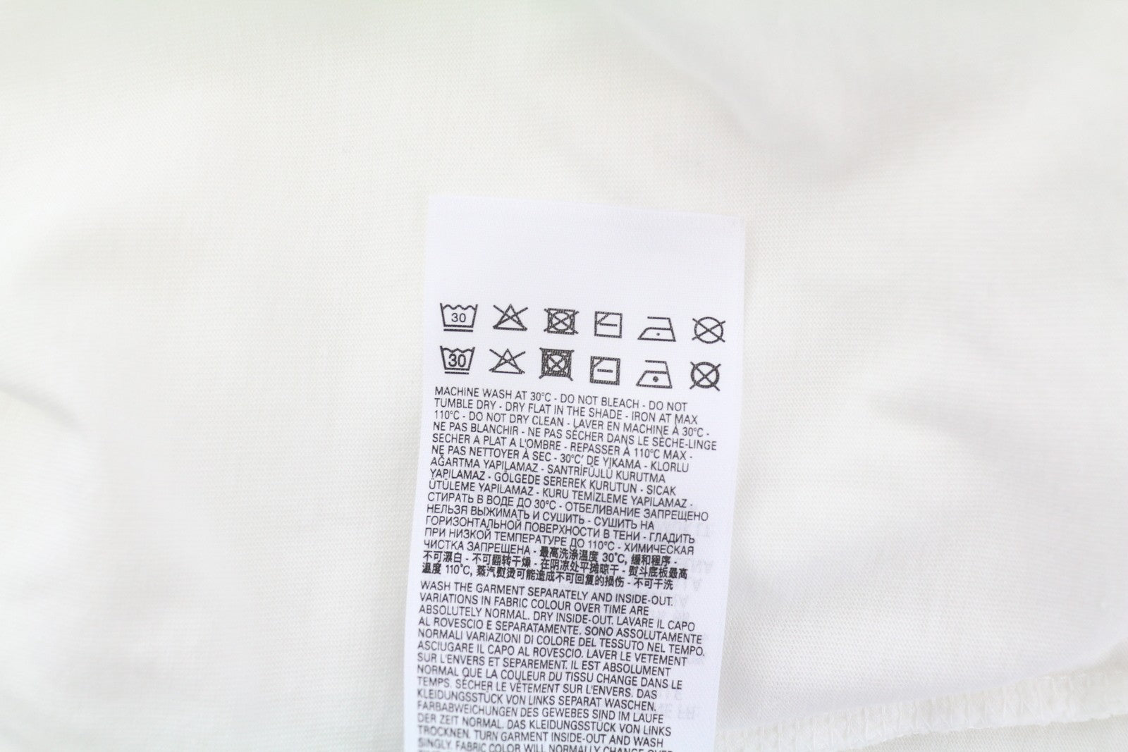 DIESEL T-Diegor-E2 Mens T-Shirt L White Short Sleeve Crew Collar