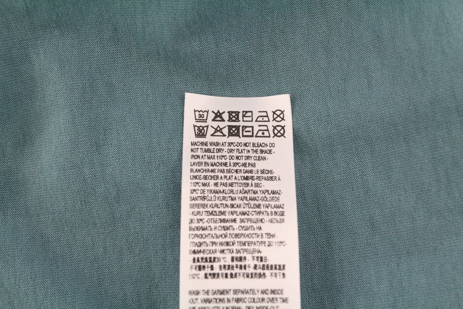 DIESEL T-Diegor-E22 vyriški marškinėliai L dydžio, mėlyni, išblukimo efekto, apvalios iškirptės, trumpomis rankovėmis, trikotažiniai