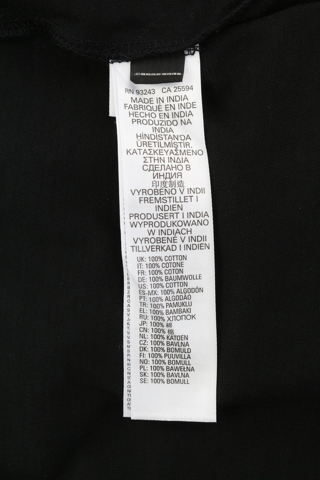 DIESEL T-Diegor-HS2 Men T-Shirt L Black Short Sleeve Crew Neck Tricot