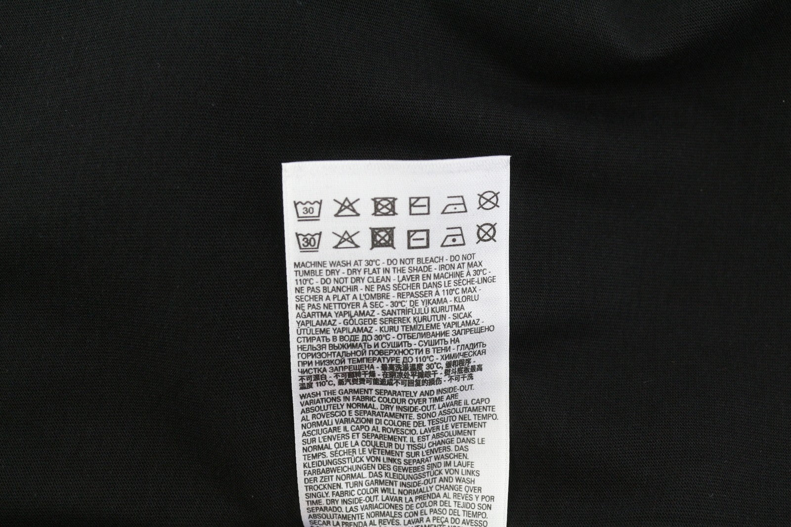 DIESEL T-Just-A35 Mens T-Shirt M Black Short Sleeve Crew Neck  Front