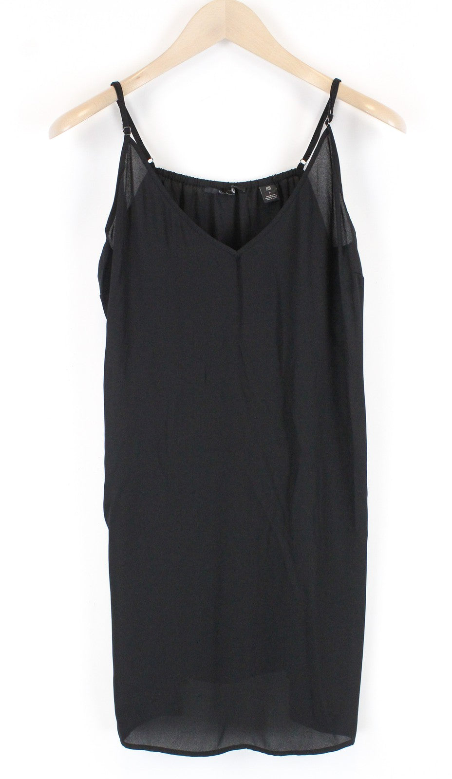 MAISON SCOTCH Womens's L Black Pullover Classic 2in1 Long Sleeve Layered