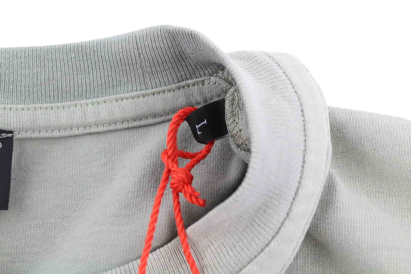 DIESEL T-Just-E20 Mens T-Shirt L Grey Fade Effect Crew Neck Short Sleeve