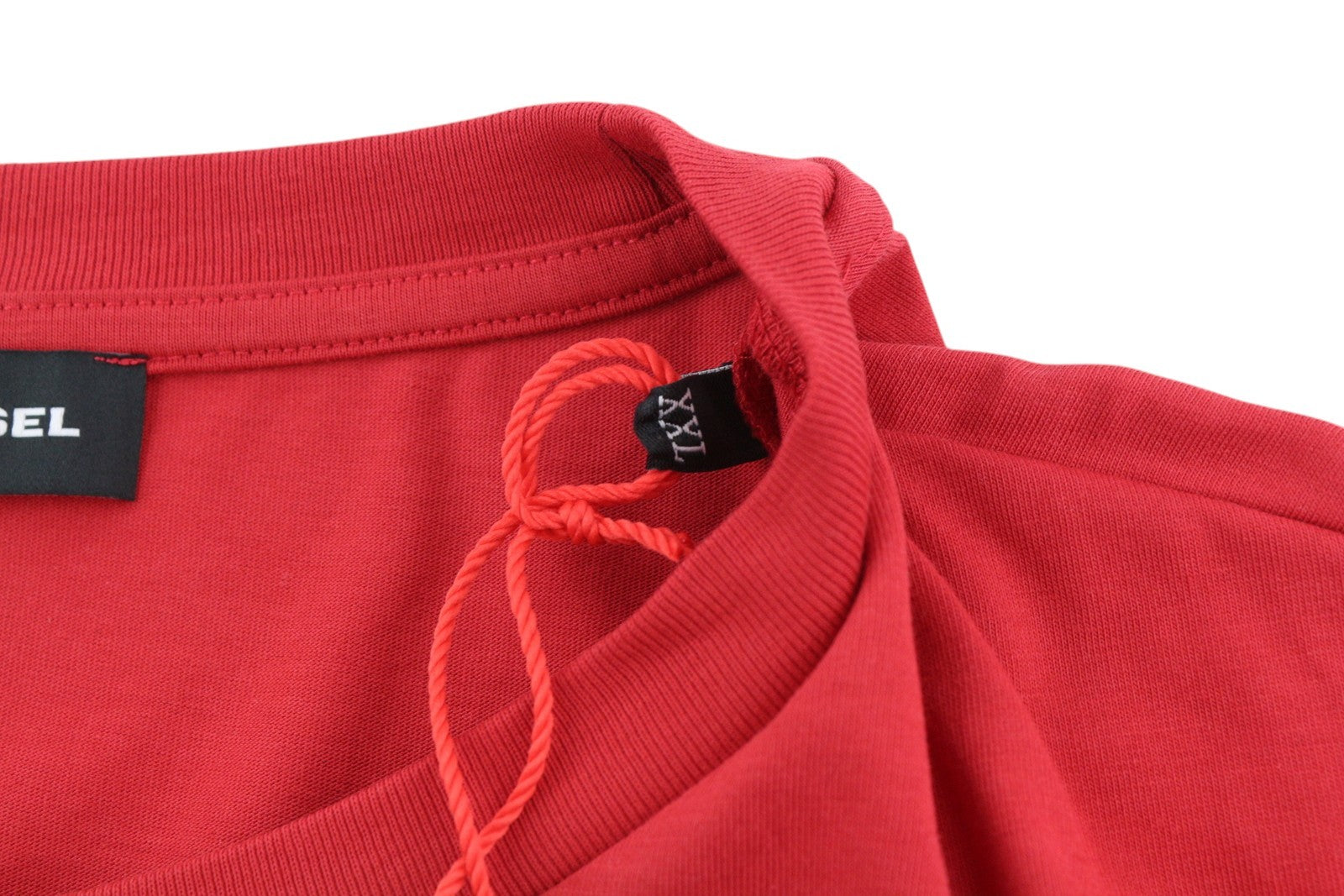 DIESEL T-Diegor-K46 Mens T-Shirt 2XL Red Short Sleeve Crew Neck  Front