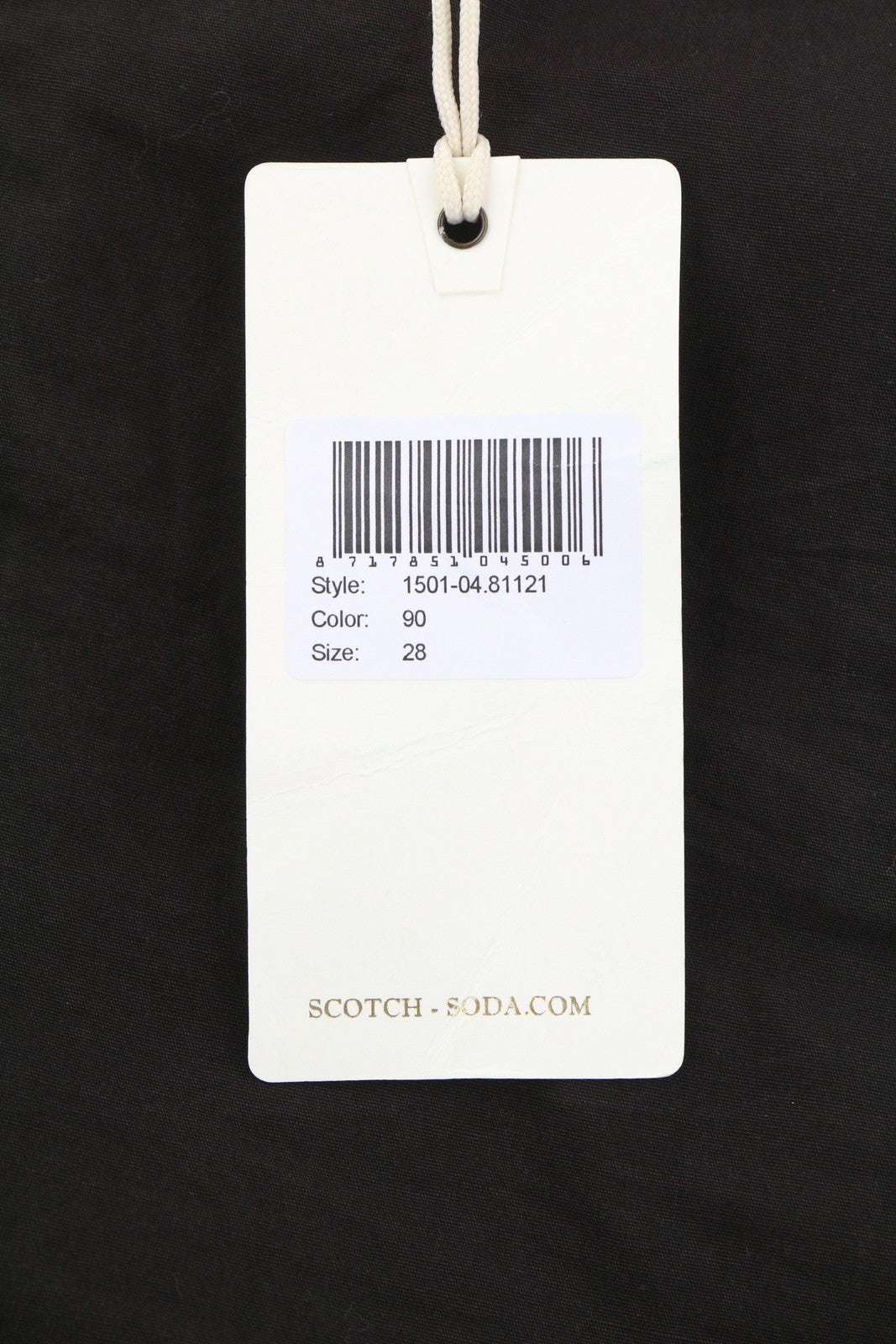 SCOTCH & SODA Men Shorts W28 Chino Dark Brown Zip Fly 5-Design Pockets Casual