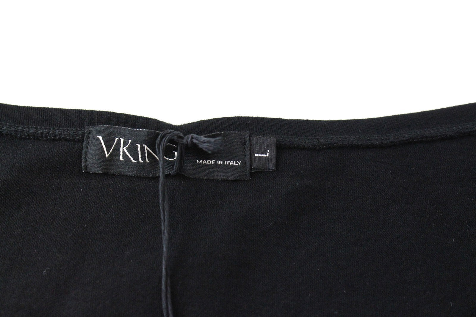 VKING Red Black T-Shirt Mens L Rose Graphic Short Sleeve   Pullover