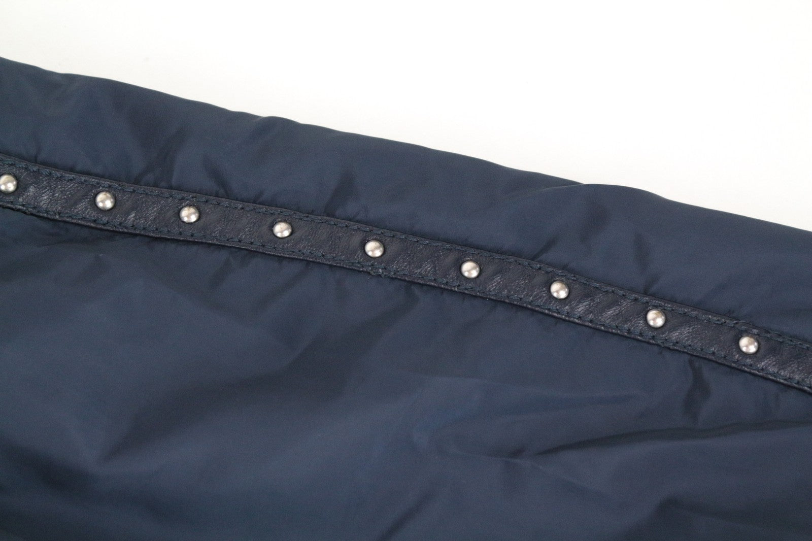 RICHMOND vyriška striukė 46 mėlyna trumpomis rankovėmis su dygsniais, laisvalaikio stiliaus, užtrauktuku 