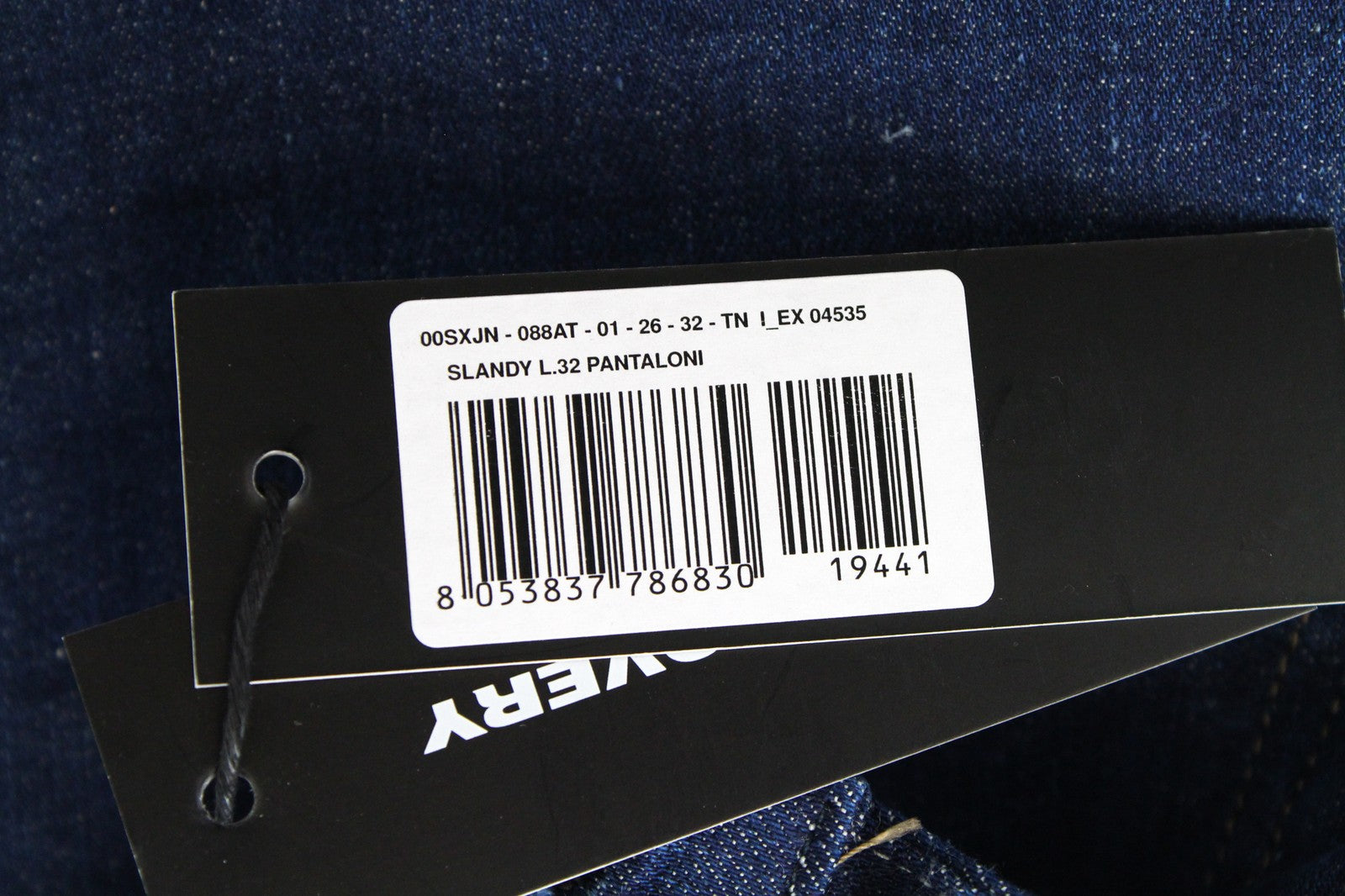 DIESEL Slandy 088AT Women's W26/L32 Skinny Fit Distressed Hems Blue Jeans