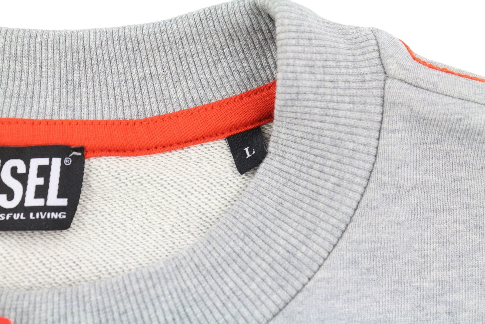 DIESEL S-Cooling-E1 vyriškas džemperis L melanžo pilkos spalvos trumpomis rankovėmis, RMK 110 €* 