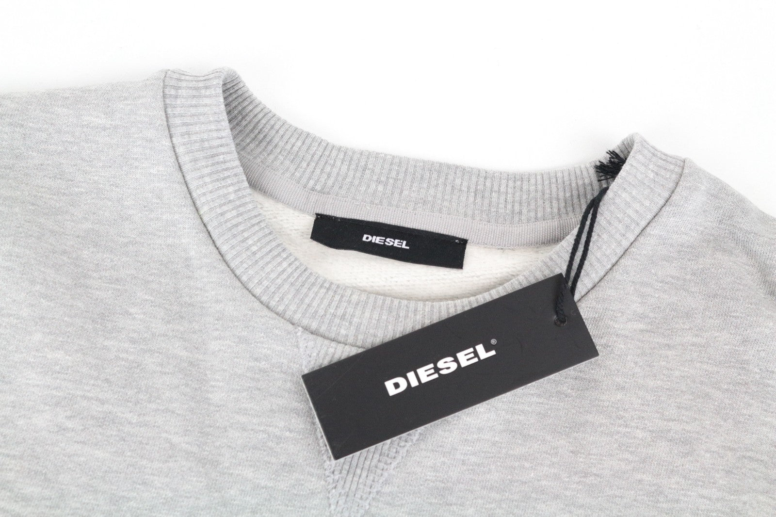 DIESEL F-Arap Felpa moteriški XS dydžio megztiniai su logotipu ir raukiniais 