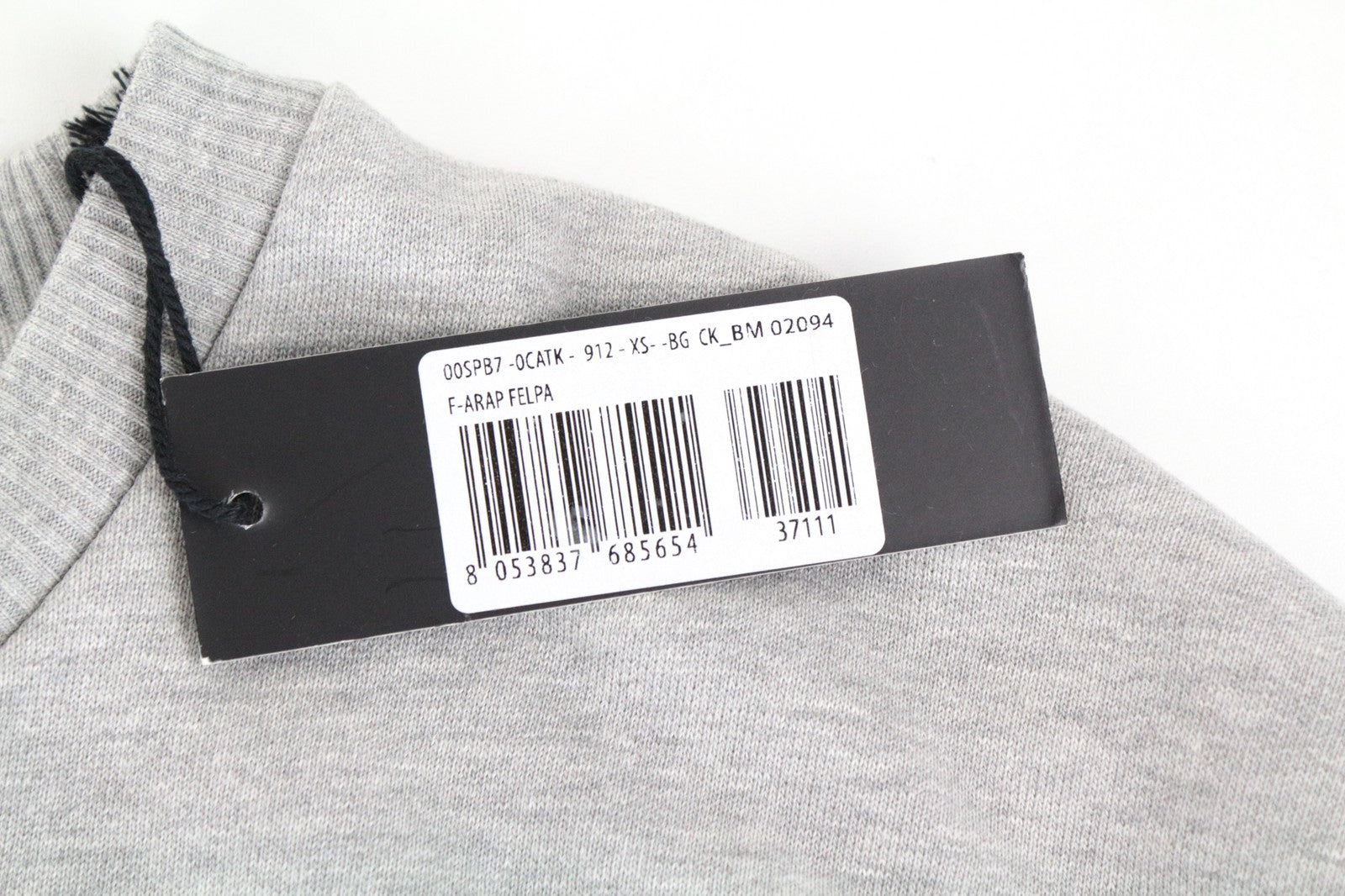 DIESEL F-Arap Felpa moteriški XS dydžio megztiniai su logotipu ir raukiniais 