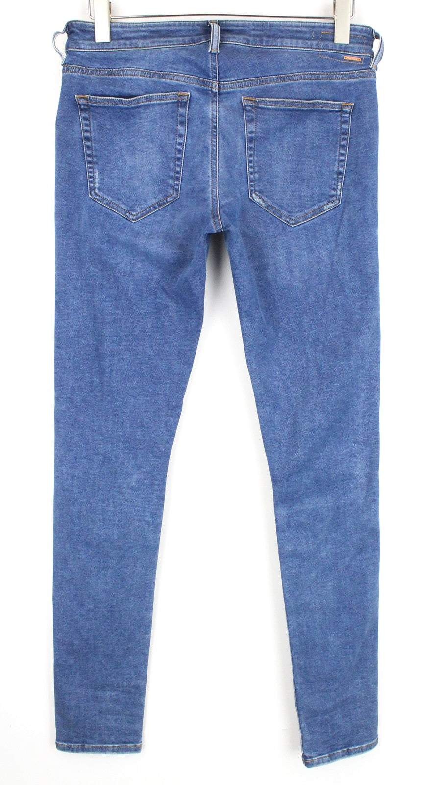 DIESEL Slandy-Low 084UF D.N.A. Women's W31/L34 Blue Super Skinny Aged Look