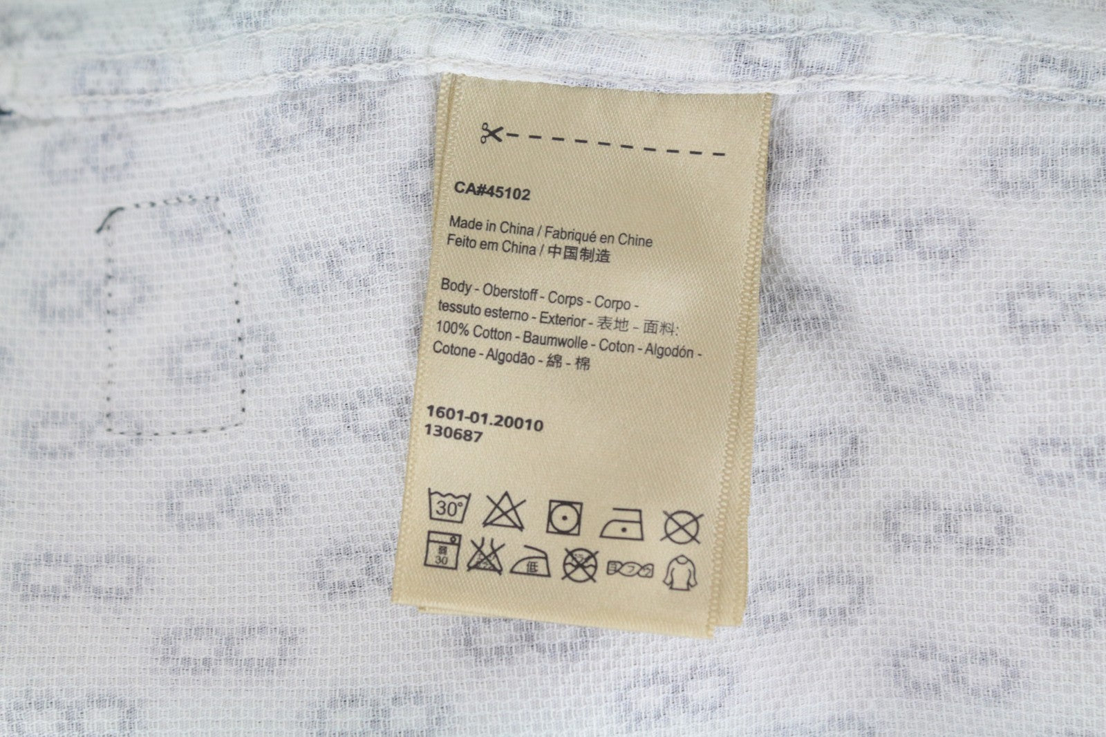 SCOTCH &amp; SODA vyriški marškinėliai M su abstrakčiais raštais, išskleista apykakle, laisvalaikio stiliaus.