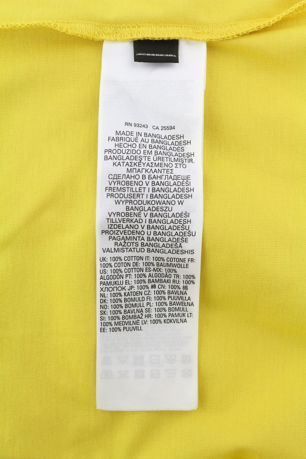 DIESEL T-Diegor-K50 Mens T-Shirt 2XL Yellow Short Sleeve Crew Neck Tricot