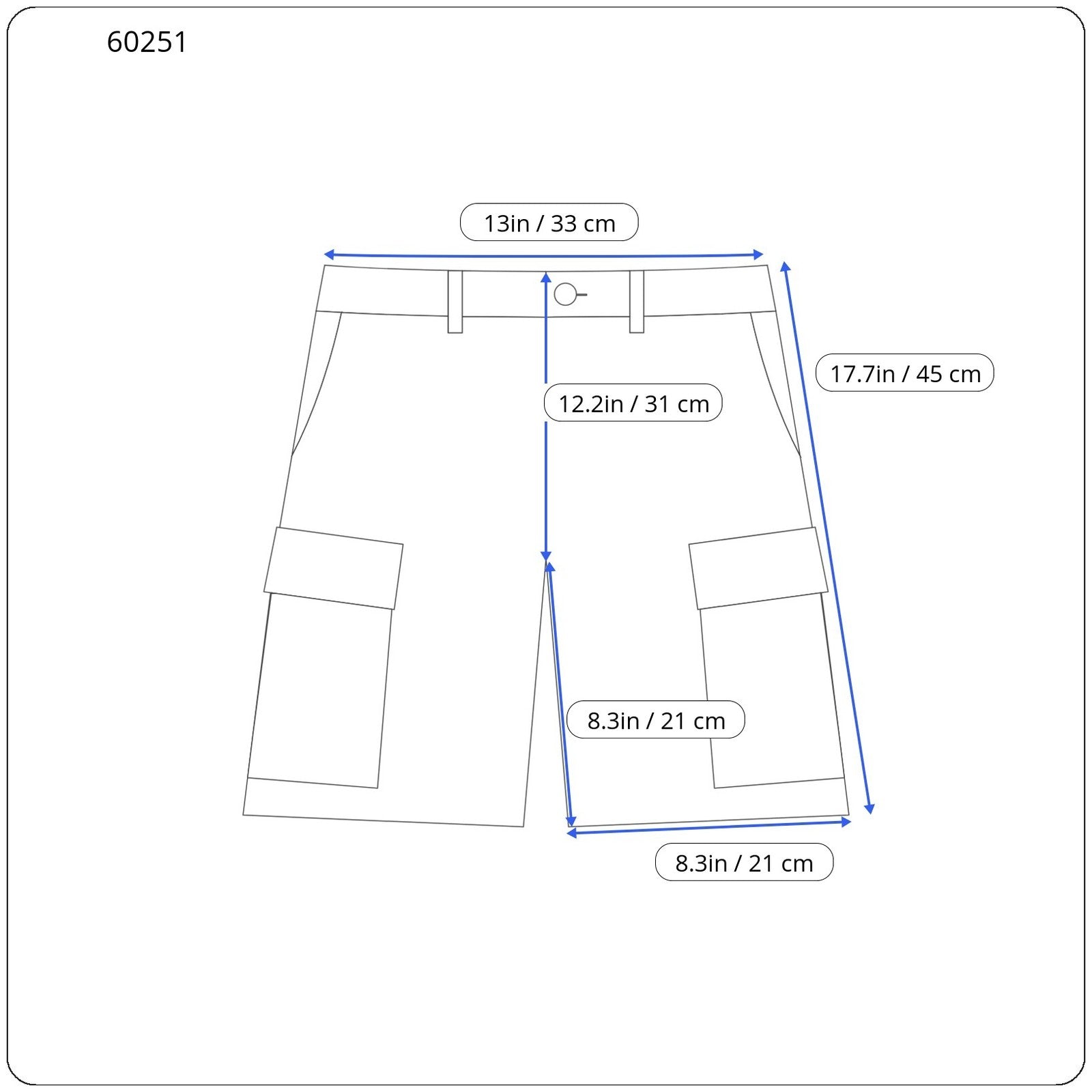 SCOTCH &amp; SODA Couture W28 pilki vyriški krovininiai šortai su keliomis kišenėmis ir tampriais gobtuvais 