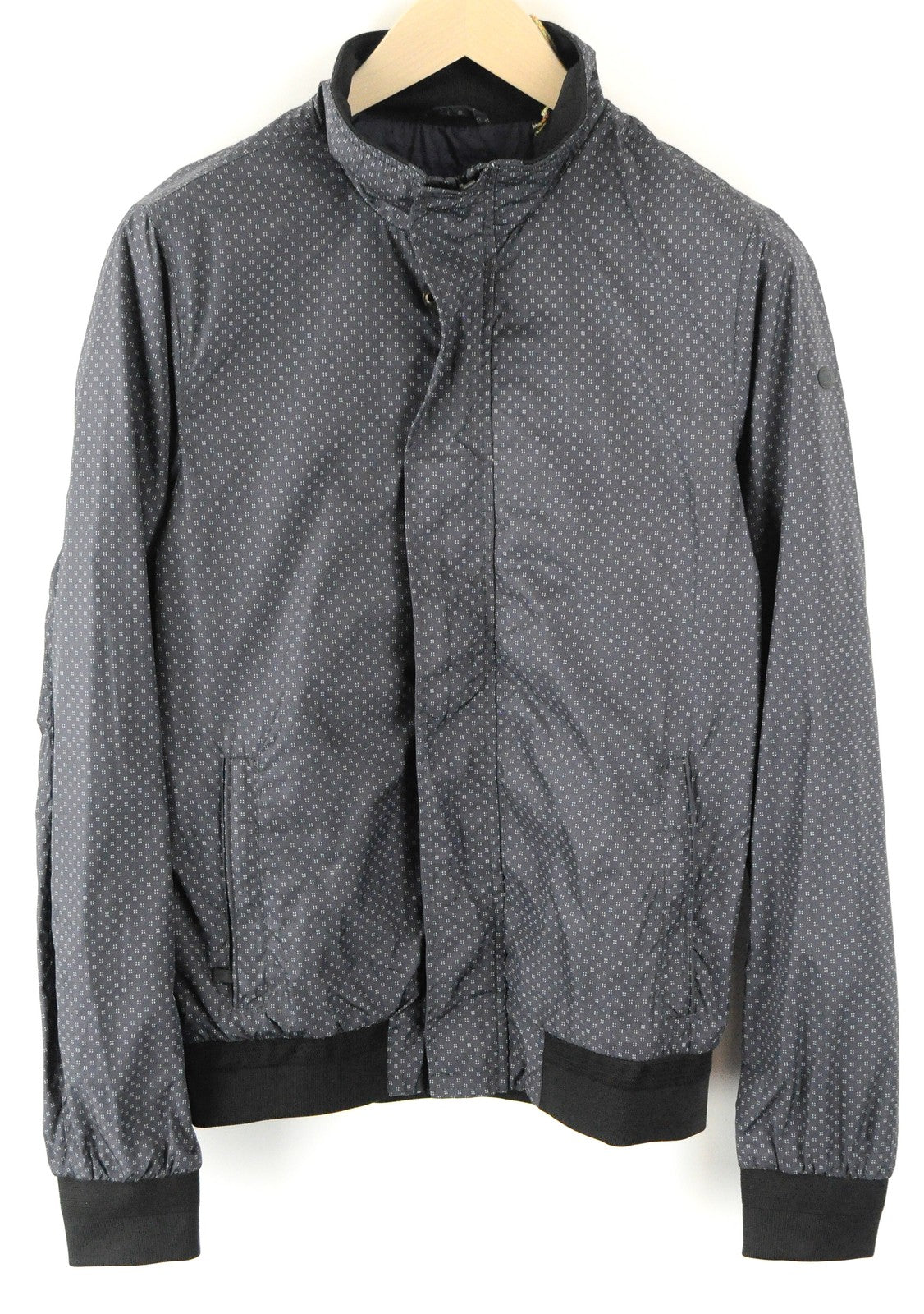 SCOTCH &amp; SODA Couture pilka lengva raštuota vyriška striukė ilgomis rankovėmis S 