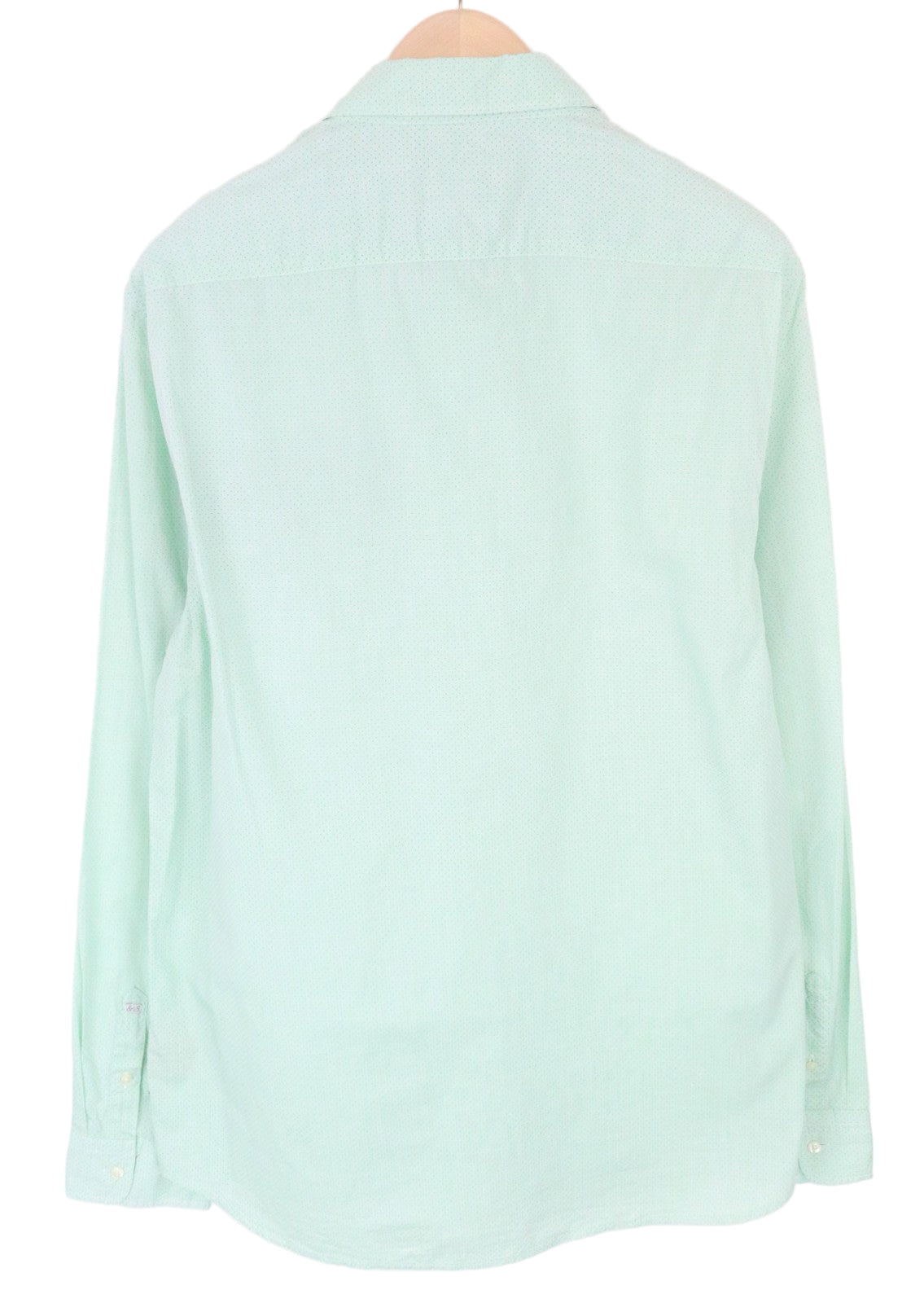 SCOTCH &amp; SODA vyriški 2XL dydžio žali dryžuoti marškinėliai su taškeliais ir kišeninėmis kvadratėlėmis 