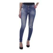 DIESEL Slandy 084MU Women's W31/L32 Skinny Fit Distressed Denim Jeans Blue
