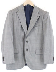 SUITSUPPLY Lazio Blazer UK46S Grey  Wool Super 120 Lined Classic