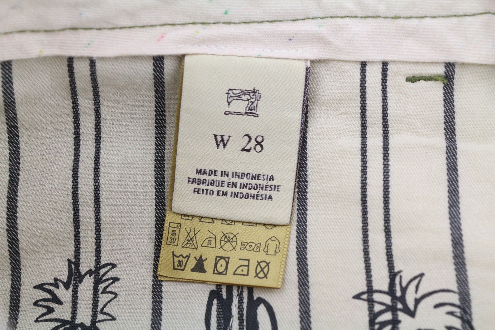 SCOTCH &amp; SODA vyriški šortai W28 Chino, žali, užtrauktuku, 5 kišenėmis, laisvalaikio logotipu 