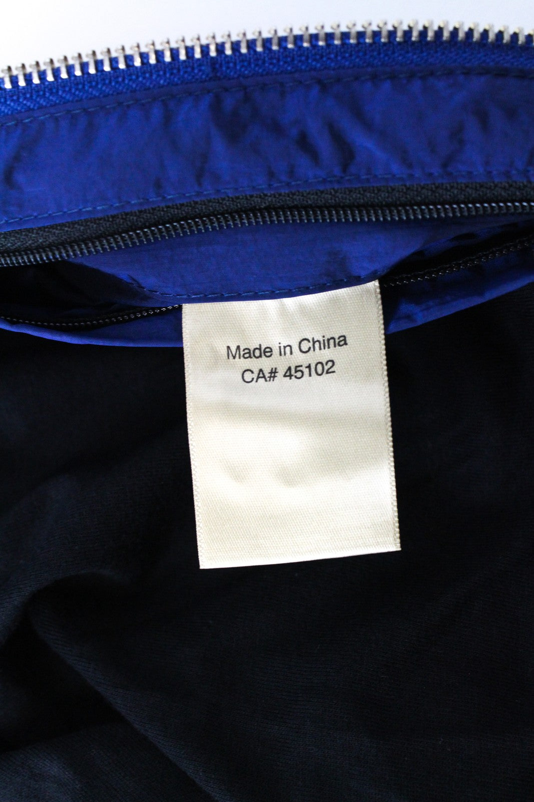 SCOTCH &amp; SODA Couture ~L mėlynas vyriškas švarkas su lengva apykakle ir ilgomis rankovėmis, užtrauktuku 