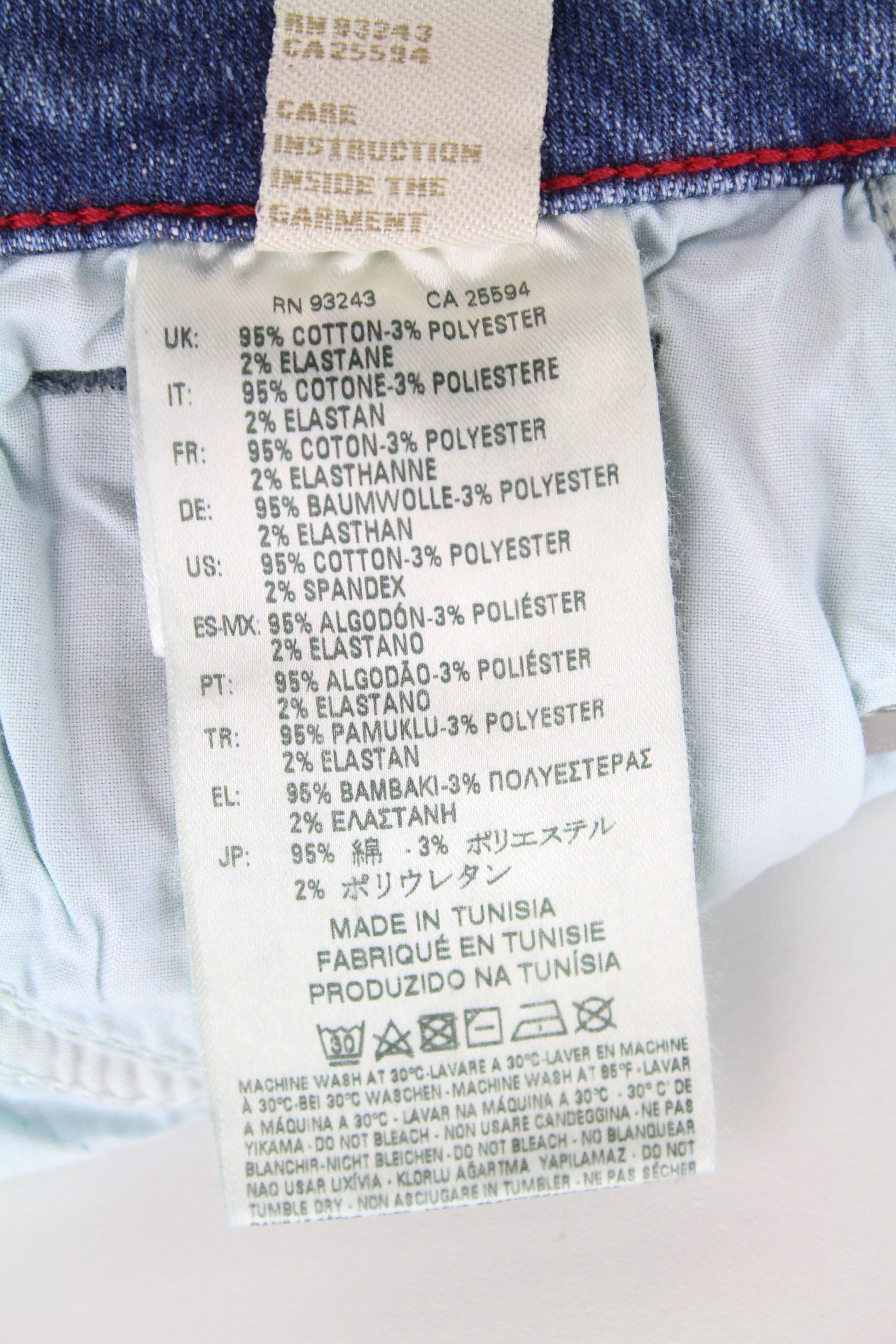 DIESEL Gracey 084GL Women's W26/L30 Skinny Distressed Low Waist Slim Jeans